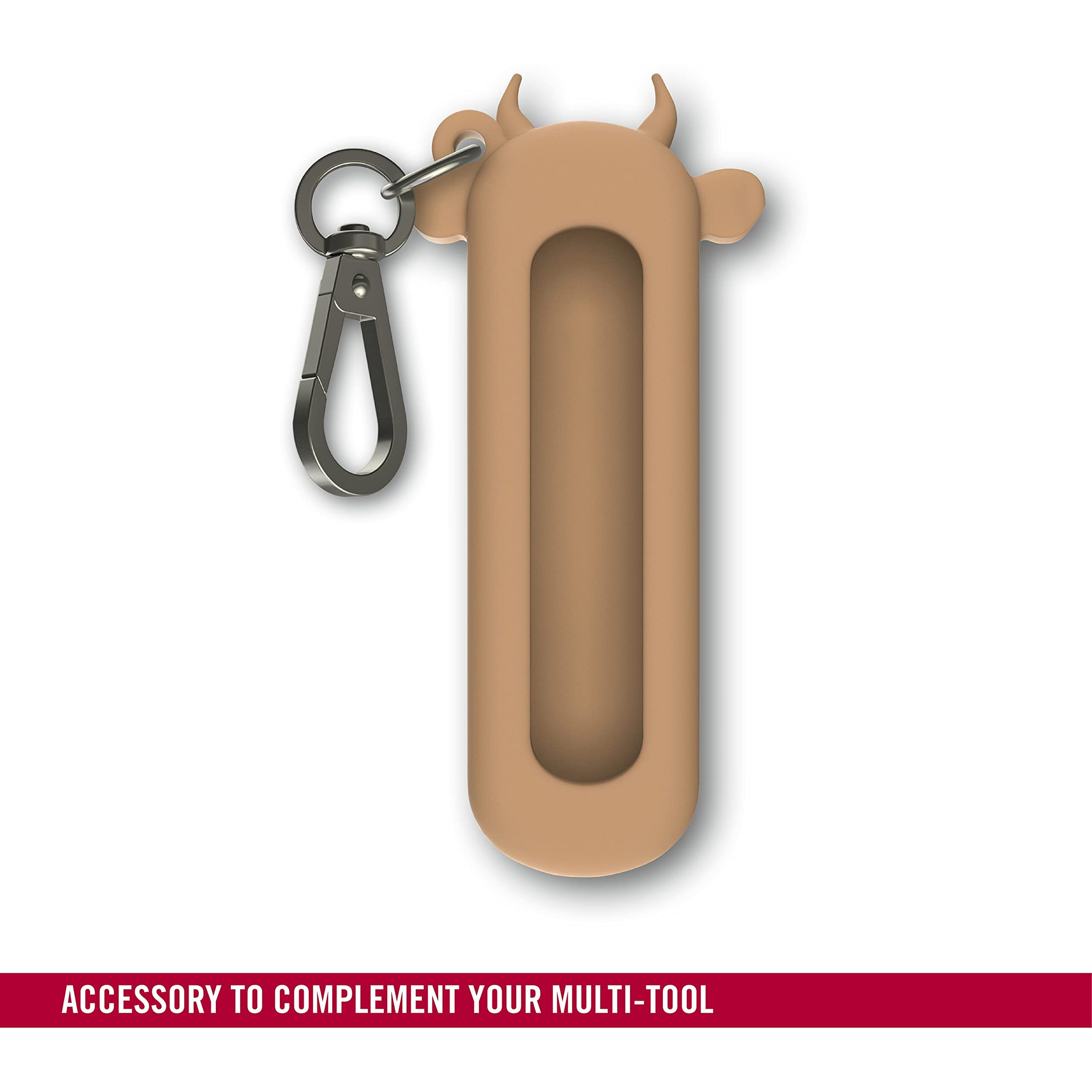 Victorinox Swiss Army Knife Accessory - Fresh. Stylish. Colorful Silicon Case With Hook To Carry Your Pocket Knife In Style - Wet Sand, 70Mm