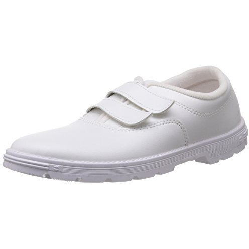 Liberty Kids S/Boy-V White School Shoes - 12C Uk