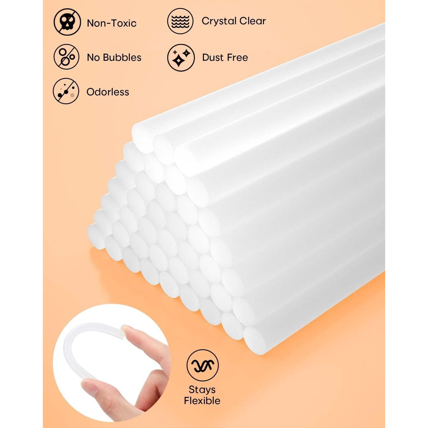 Themisto 7Mm Glue Stick For 20W Glue Gun Pack Of (15)