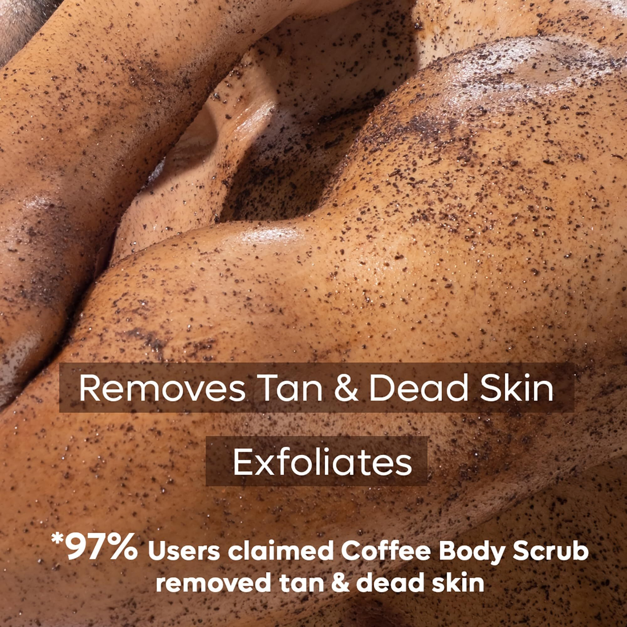 Mcaffeine Exfoliating Coffee Body Scrub Powder Jar For Tan Removal&Soft-Smooth Skin|De-Tan Bathing Scrub With Coconut Oil,Removes Dirt&Dead Skin From Neck,Knees,Elbows&Arms| All Skin Types-100Gm