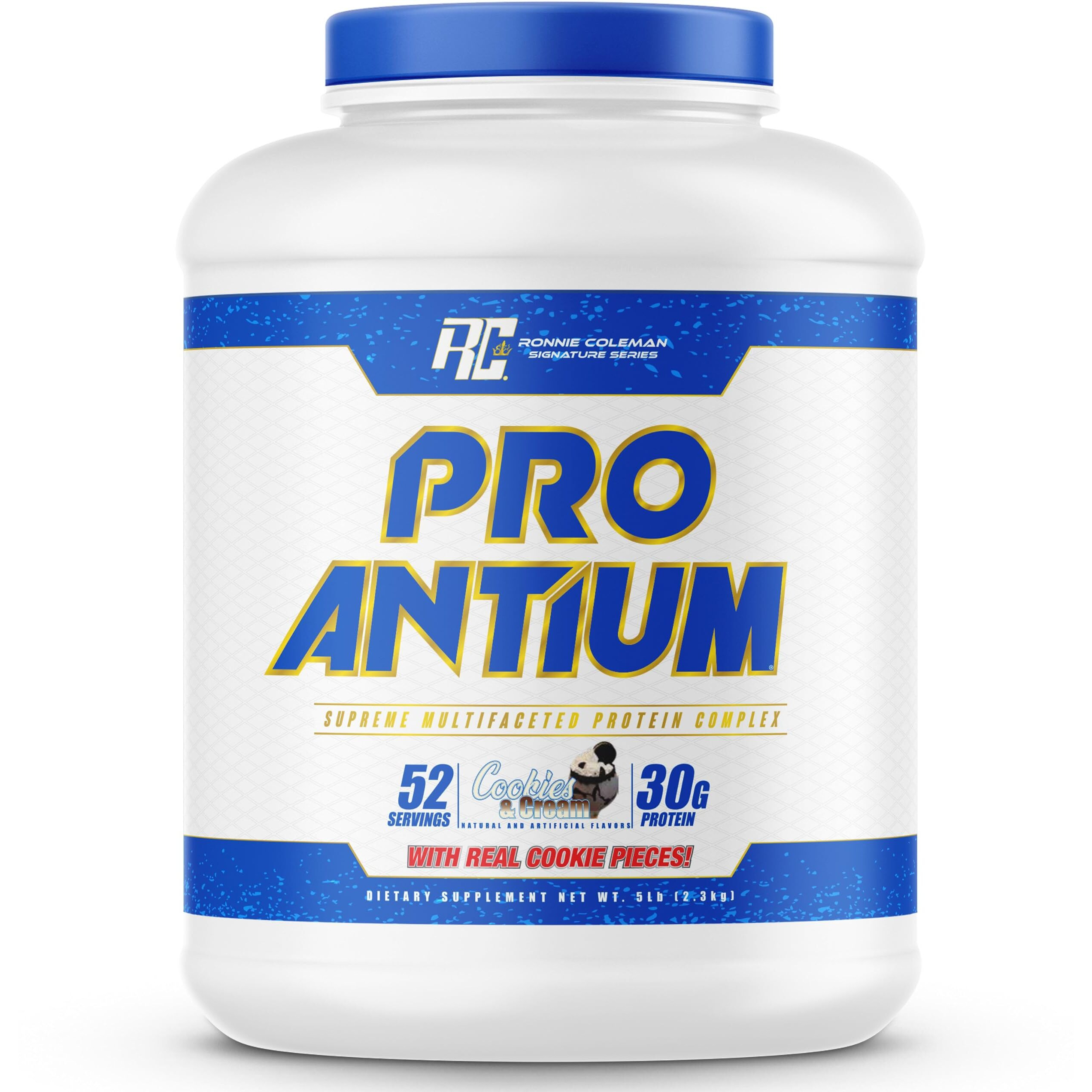Ronnie Coleman Signature Series Pro Antium Protein Powder - 2.27 Kg (Cookies And Cream)