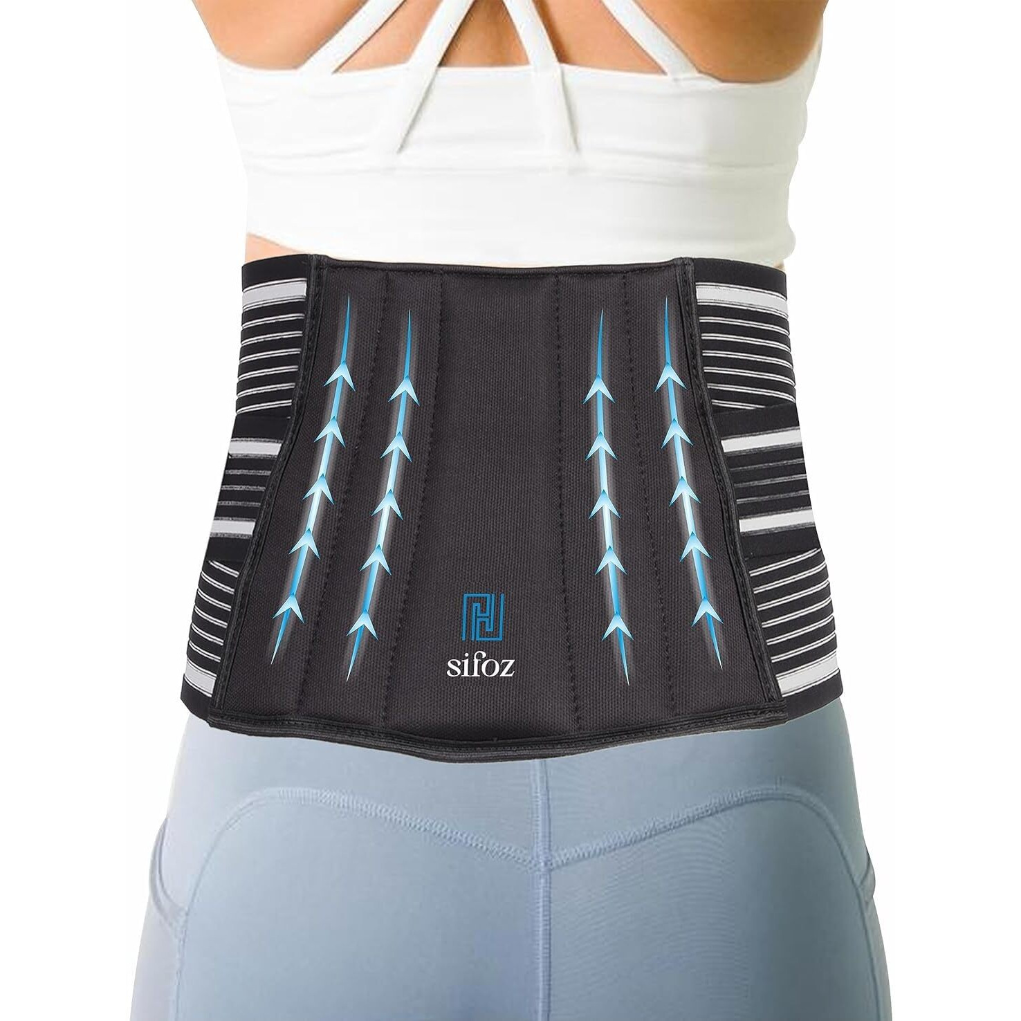 Sifoz Lumbo Sacral Lower Back Pain Relief Brace With Double Strapping For Orthopedic Sacral Waist Back Spine Support, Back Support Lumbar Pain Belt For Men & Women (Xl (46-52))
