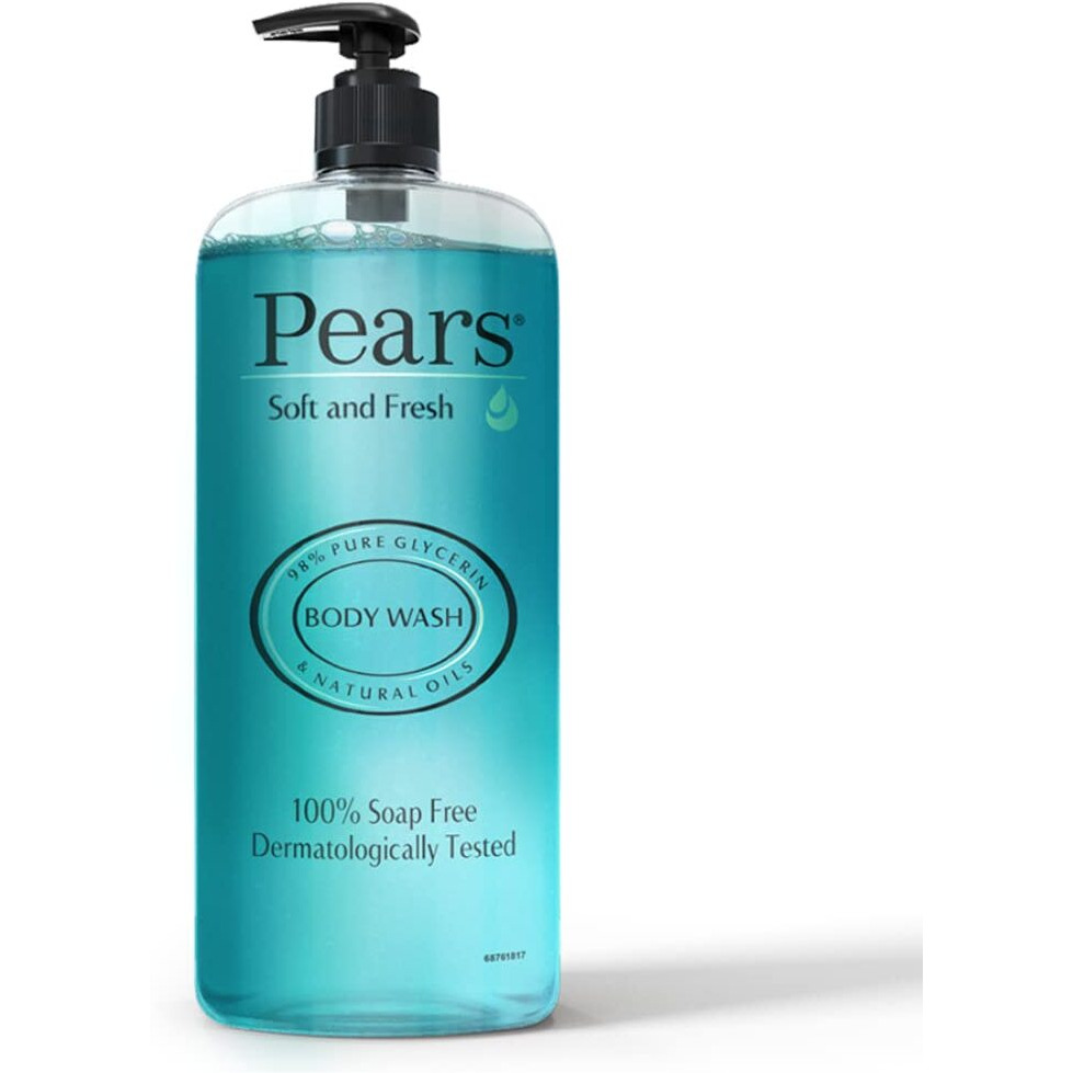 Pears Soft & Fresh Shower Gel Supersaver Xl Pump Bottle With 98% Pure Glycerine|| 100% Soap Free And No Parabens|| 750 Ml