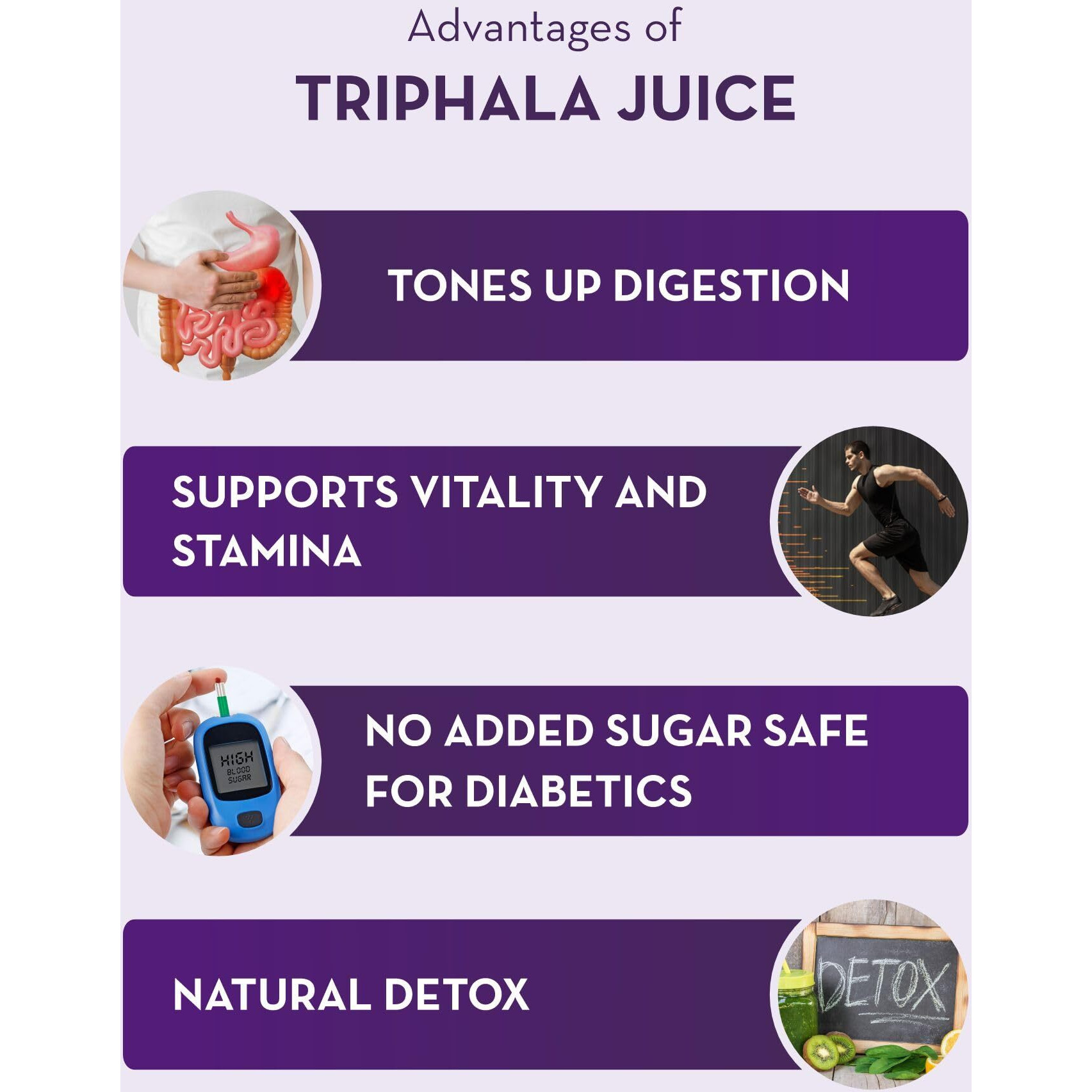Baidyanath Asli Ayurved Triphala Juice |Herbal Laxative For Digestive Wellness| 100% Natural And Ayurvedic - 1 Liter