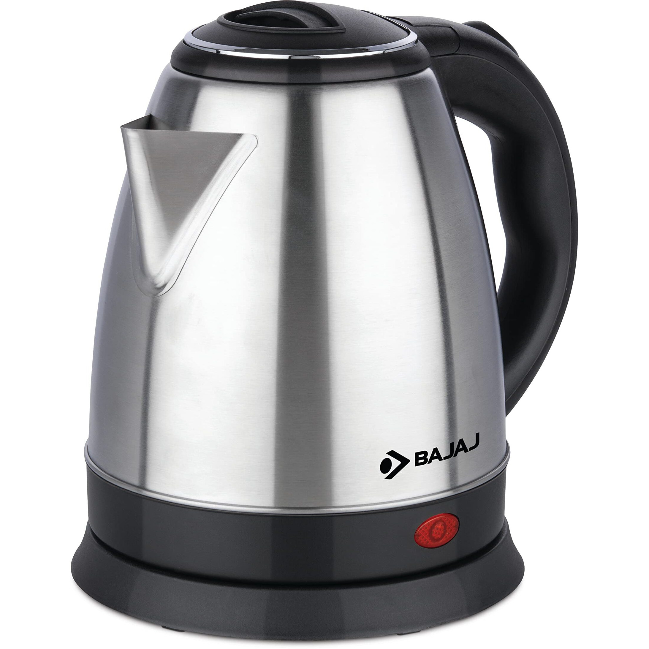Bajaj Ktx 1.5 Litre Dlx Electric Kettle | 1350W Kettle With Stainless Steel Body | Cordless Operation | Auto Shut-Off Mechanism | 2-Yr Warranty Black