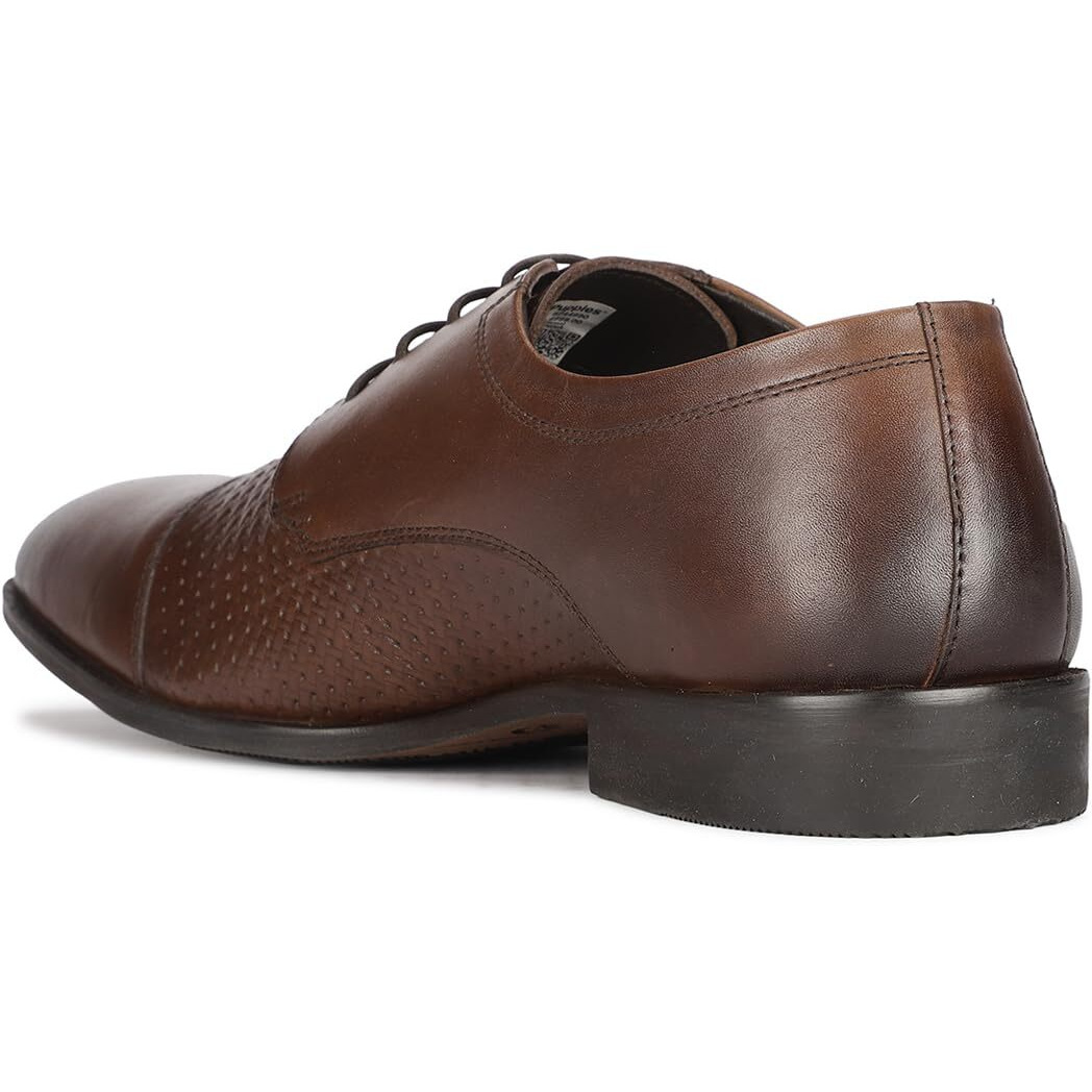 Hush Puppies Mens Deen Derby 1 Brown Uniform Dress Shoe - 7 Uk (8246990)