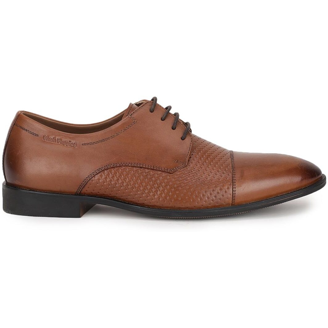 Hush Puppies Mens Deen Derby 1 Brown 1 Uniform Dress Shoe - 8 Uk (8244890)