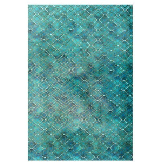 Little Birdie Gift Wrapping Paper Sheets Moroccan Double Trellis Aqua Shimmer 20 X 30Inch 8 Sheets |Gift Papers For Packaging |Gift Covers Wrapper Roll | Colorful Wrapping Paper | 1 Designs X 8