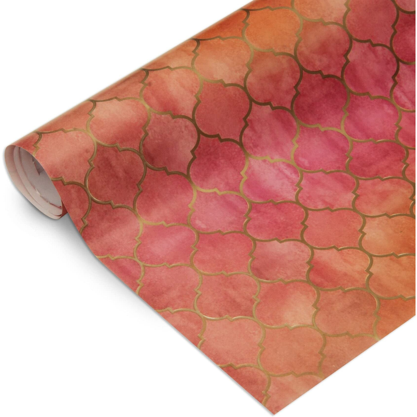 Little Birdie Gift Wrapping Paper Sheets Moroccan Trellis Rosy Notes 20 X 30Inch 8 Sheets |Gift Papers For Packaging |Gift Covers Wrapper Roll | Colorful Wrapping Paper | 1 Designs X 8