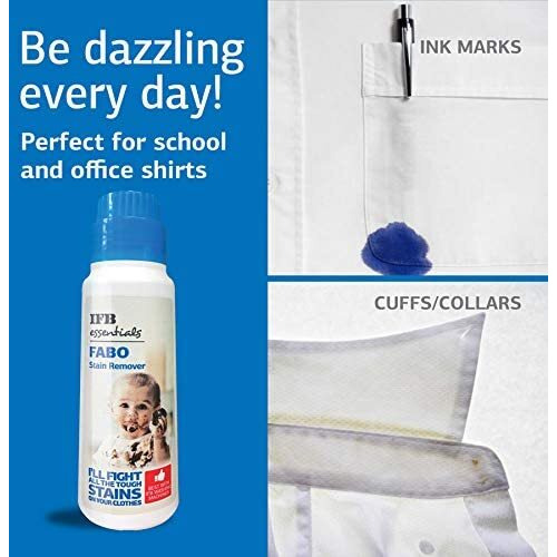 Ifb Essentials Fabo Stain Remover, Liquid- Combo Of 2 ( 100Ml + 100Ml )