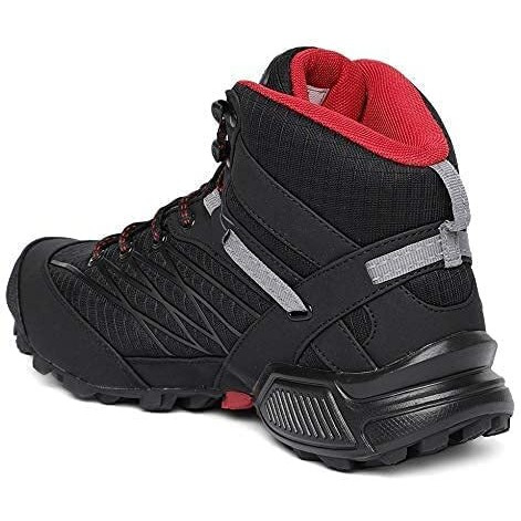 Wildcraft Men's Runx Tr Hugo Black_Red Trekking&Hiking Shoes (51657) - 7 Uk/India (41 Eu) (8 Us)