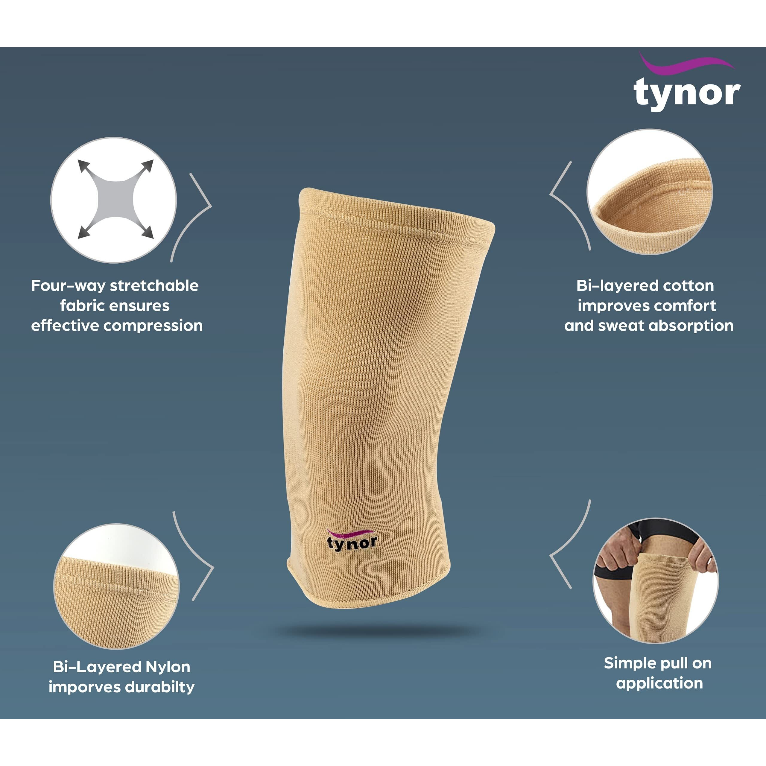 Tynor Knee Cap, Beige, Xxl, Pack Of 2