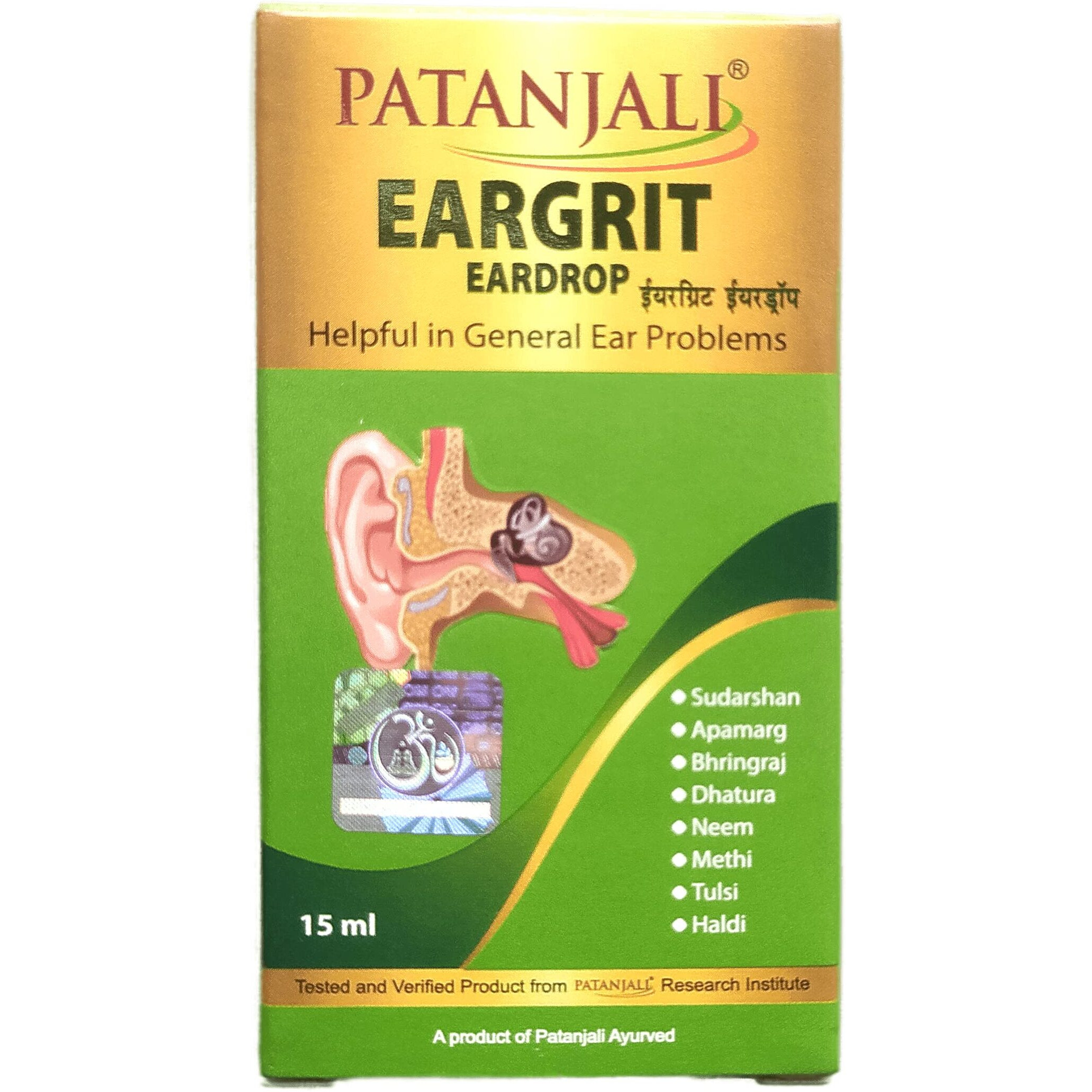 Patanjali Divya Eargrit Eardrop 15 Ml (Pack Of 2)