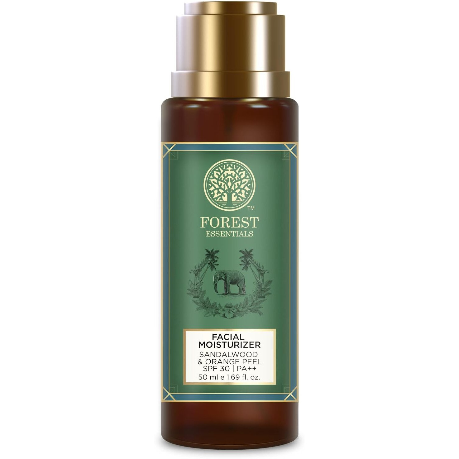 Forest Essentials Essentials For Him, Sandalwood & Orange Peel Spray Luxurious Gift Set For Men With Face Wash, Face Moisturizer, Special Occasion And Birthday Gift For Him, 3 Piece Gift Set