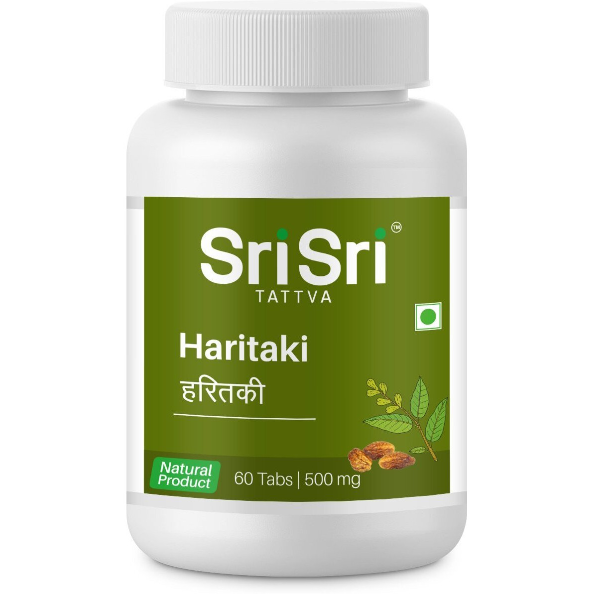 Sri Sri Tattva Haritaki 60 Tabs, 500Mg