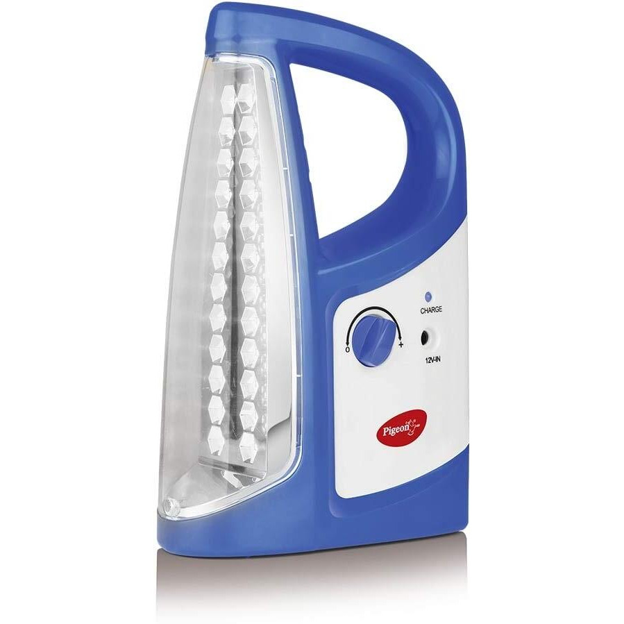 Pigeon By Stovekraft 12424 Equino Led Emergency Rechargeable Lamp With 1600 Mah And 50 Hours Backup (Blue)