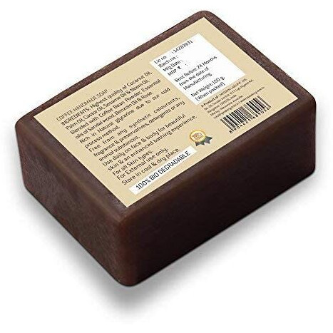 Speaking Tree  Exfoliating Coffee Handmade Soap 100Gms (Pack Of 5) | Specially Formulated And Cold Processed  All Natural Ingredients For Perfectly Clean Skin - Handmade With Love