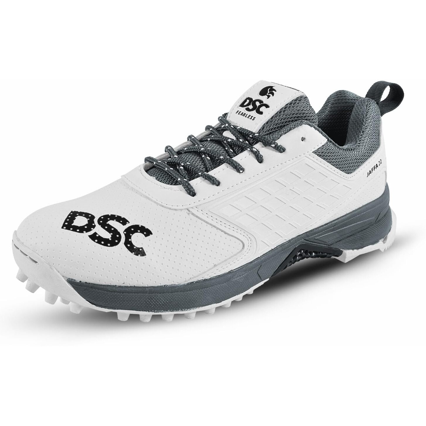 Dsc Jaffa 22 Cricket Shoes For Mens, Size Uk - 11, Color - White - Grey