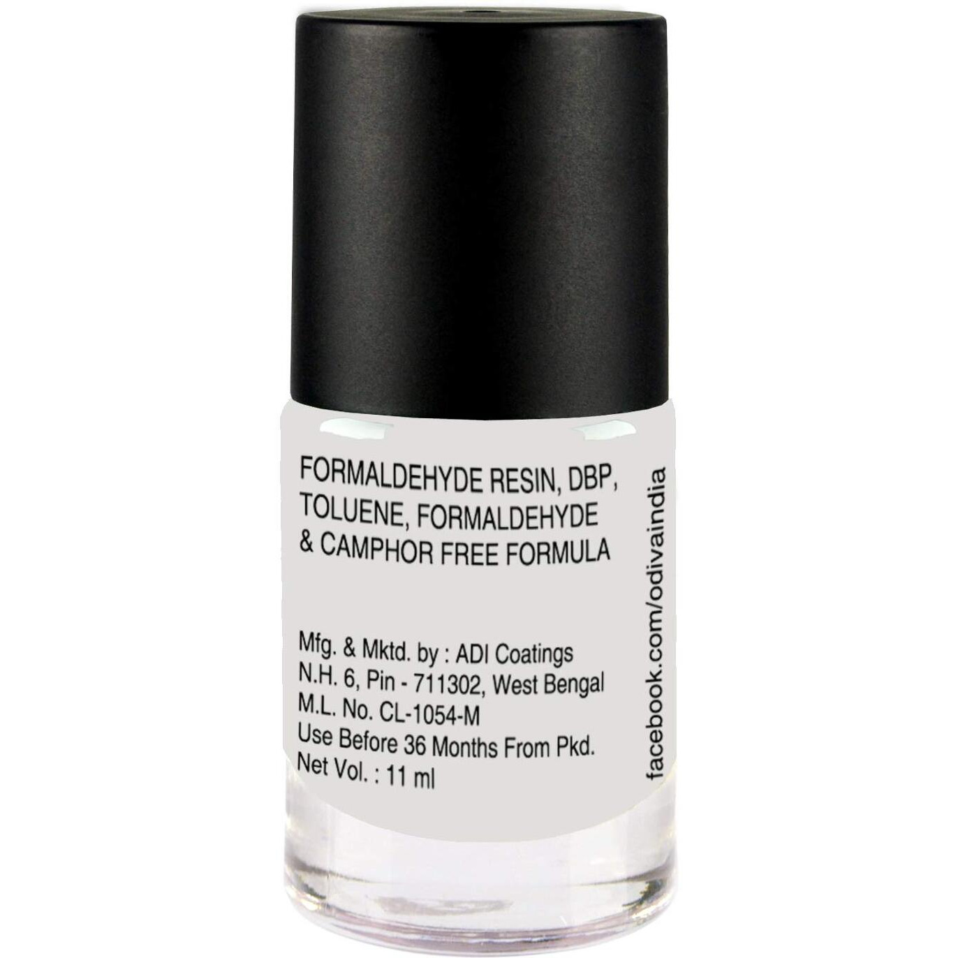 Odiva Gel Finish Nail Polish | Quick-Drying | High Gloss, 11 Ml (020 Bring Back The Shine (Clear))