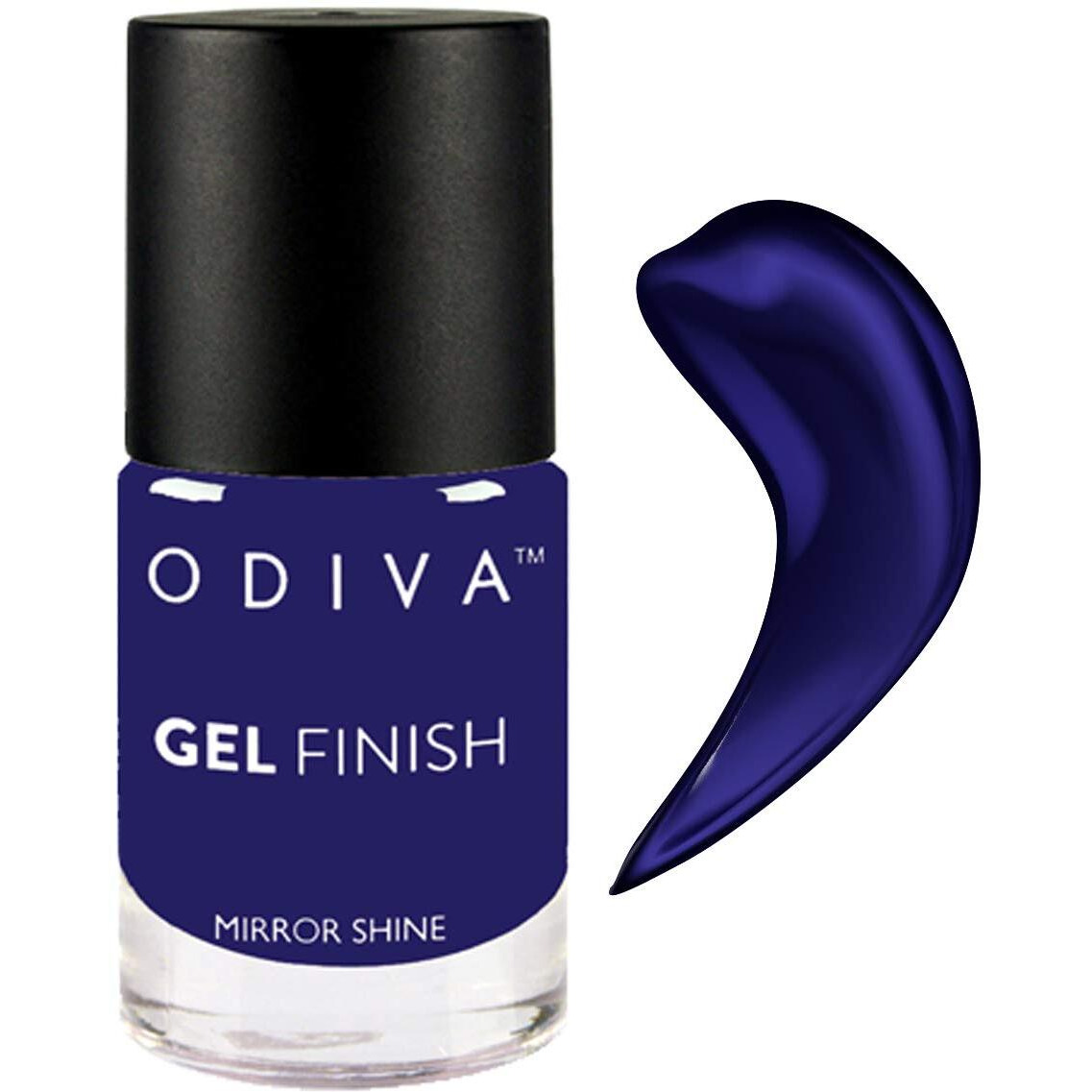Odiva Gel Finish Nail Polish, Quick Drying Nail Polish, Glossy Gel Finish & Long Lasting, 11 Ml (Spectrum Indigo,Blue)