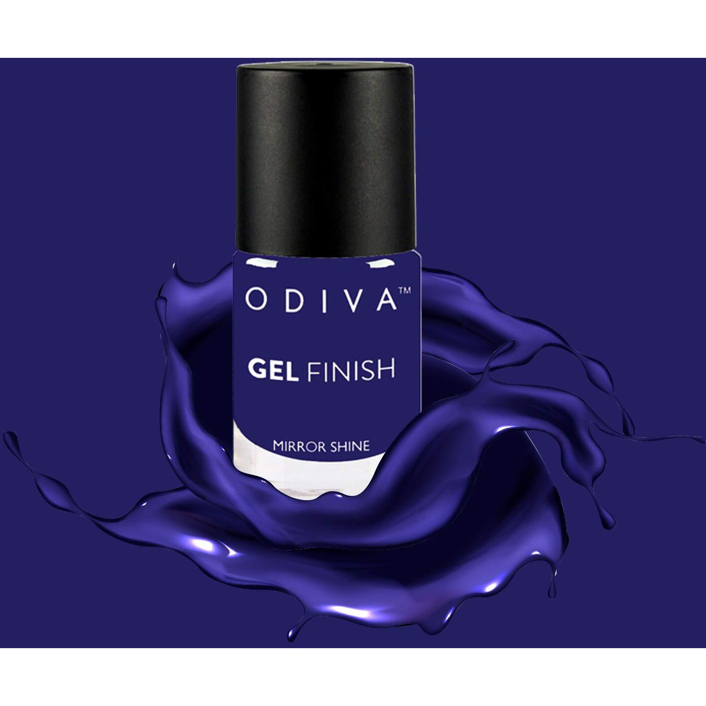 Odiva Gel Finish Nail Polish, Quick Drying Nail Polish, Glossy Gel Finish & Long Lasting, 11 Ml (Spectrum Indigo,Blue)