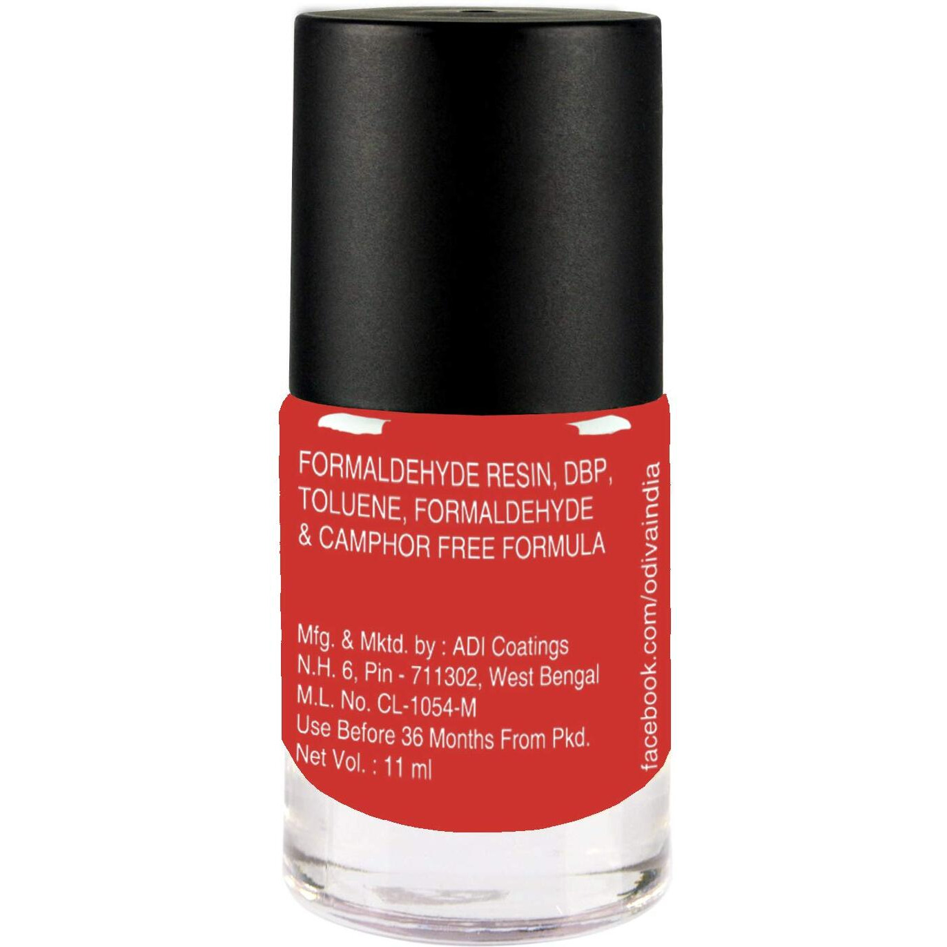 Odiva Gel Finish Nail Polish Quick Drying, Glossy Finish, Long Lasting, Chip Resisting Formula With High Shine Polish, 11 Ml (026 Sweet Escape (Pink Orange))