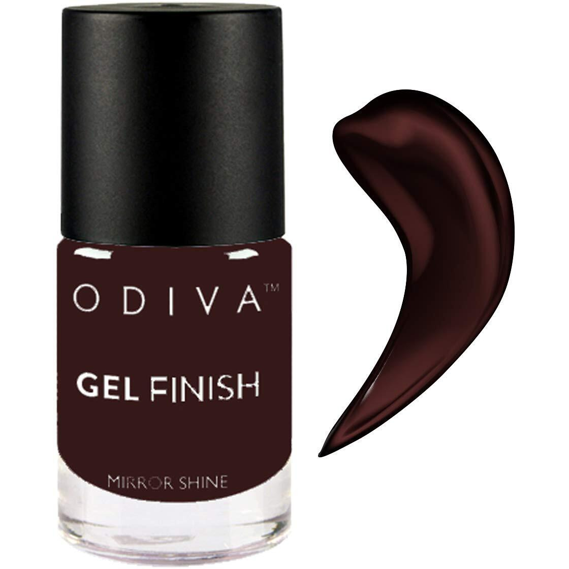 Odiva Gel Finish Nail Polish Quick Drying, Long Lasting, Chip Resisting Formula With Full Coverage 11 Ml (029 Royal Treatment (Purple))