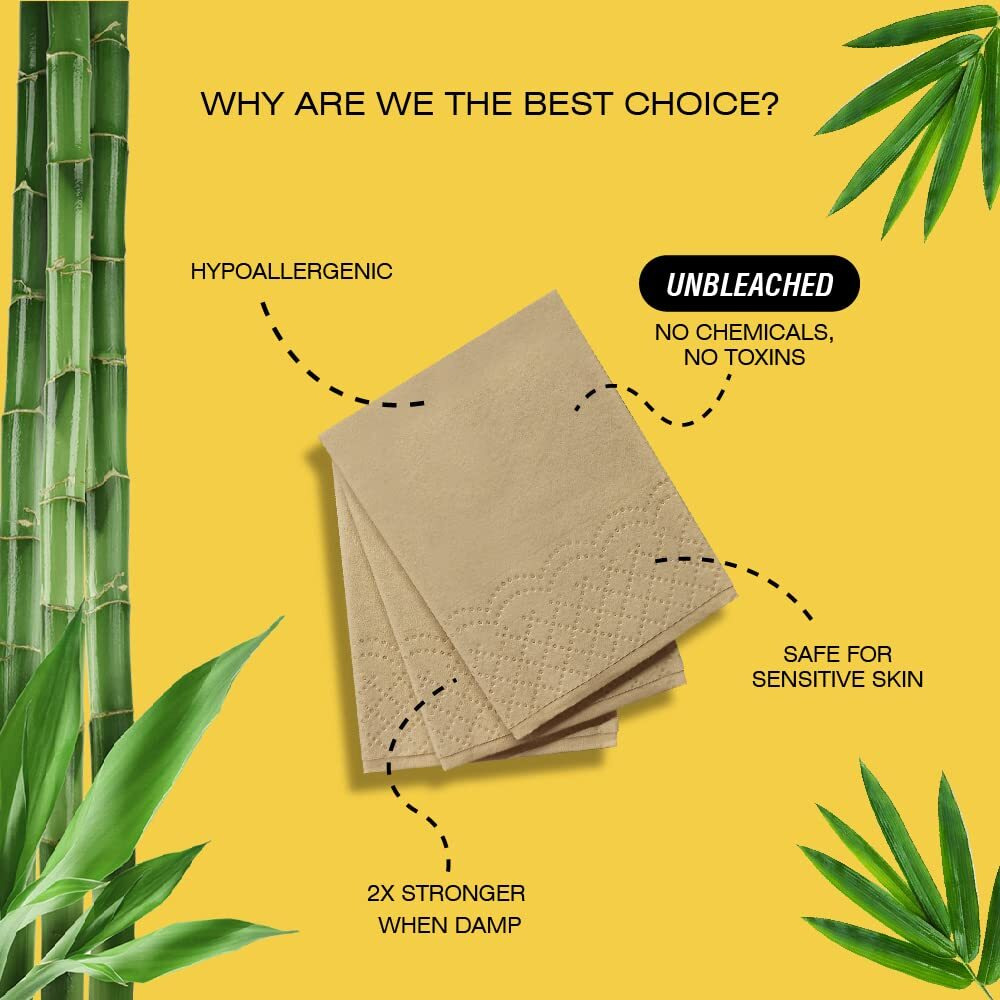 Beco Bamboo Hanky Tissues, 100 Pulls Pack Of 10, 100% Natural And Ecofriendly