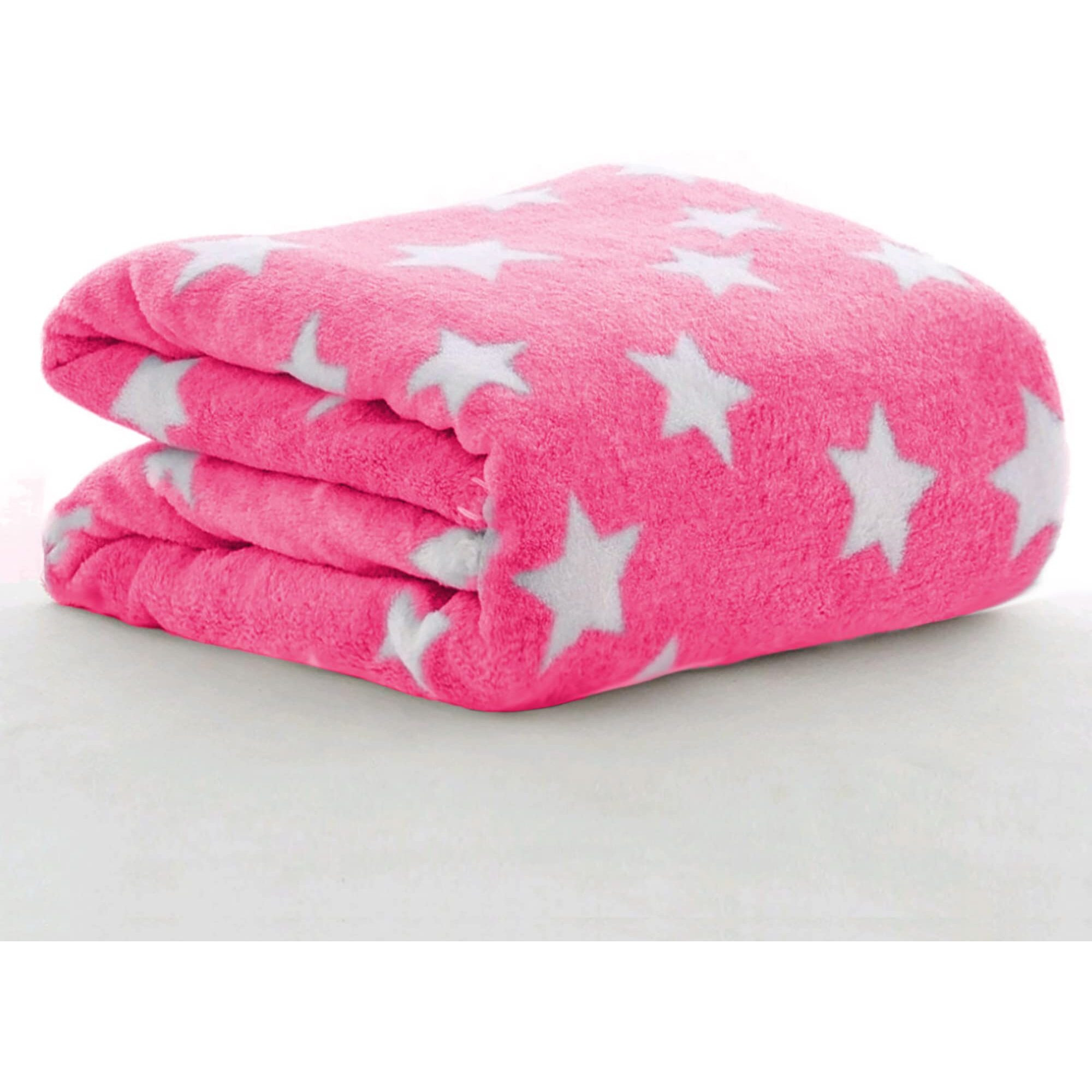 Oyo Baby New Born Super Soft Baby Blanket Wrapper Blanket For Babies (100 X 75 Cm) Star Pink, Fleece, Lightweight All Season | 0-24 Months | Sleeping Bag | Nursing Baby Gifts