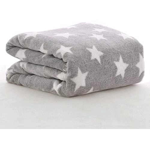 Oyo Baby New Born Super Soft Baby Blanket For Baby (100Cm X 75Cm, Star Grey, Fleece, Lightweight) All Season | 0-24 Months | Sleeping Bag | Nursing Baby Gifts