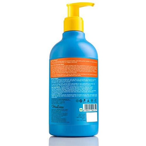 Wow Skin Science Kids Tip To Toe Wash - Shampoo - Conditioner - Body Wash - No Sulphates & Parabens - Coconut, 300 Ml