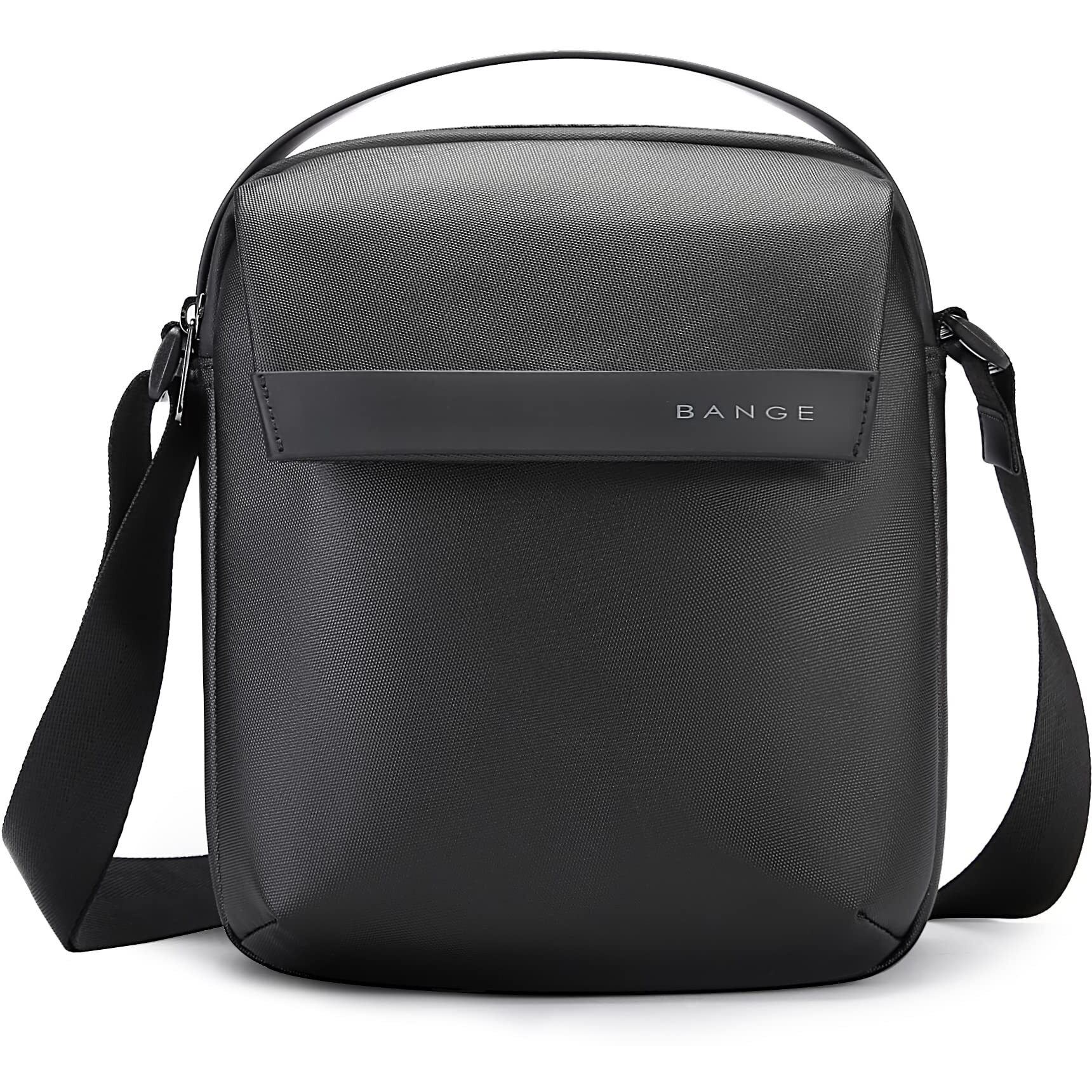 Red Lemon Bange Sling Messenger Bag Crossbody Bag For Men Chest Bag Side Bag Sling Bag For Ipad/Tablet Travel Office Business Messenger Shoulder Bag Money Bag For Men And Women (24X21.5X9 Cm) - Black