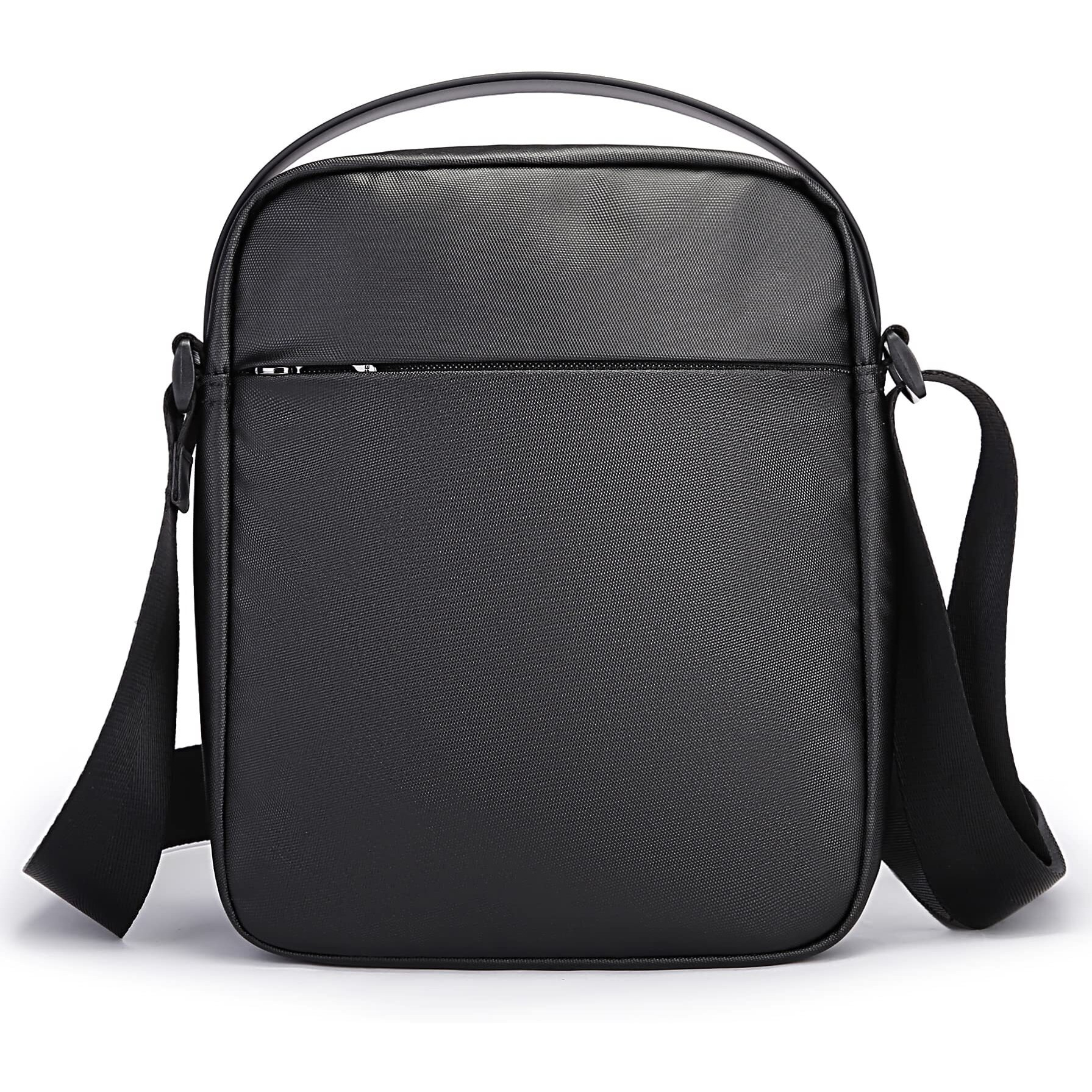 Red Lemon Bange Sling Messenger Bag Crossbody Bag For Men Chest Bag Side Bag Sling Bag For Ipad/Tablet Travel Office Business Messenger Shoulder Bag Money Bag For Men And Women (24X21.5X9 Cm) - Black