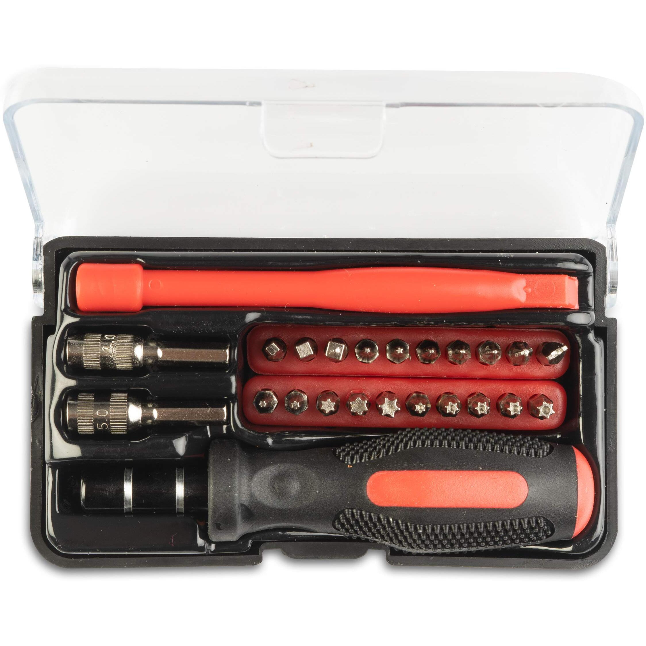 Agaro Chrome Vanadium Steel Screwdriver And Bit Set With Carry Box- 151 Pieces (Black)