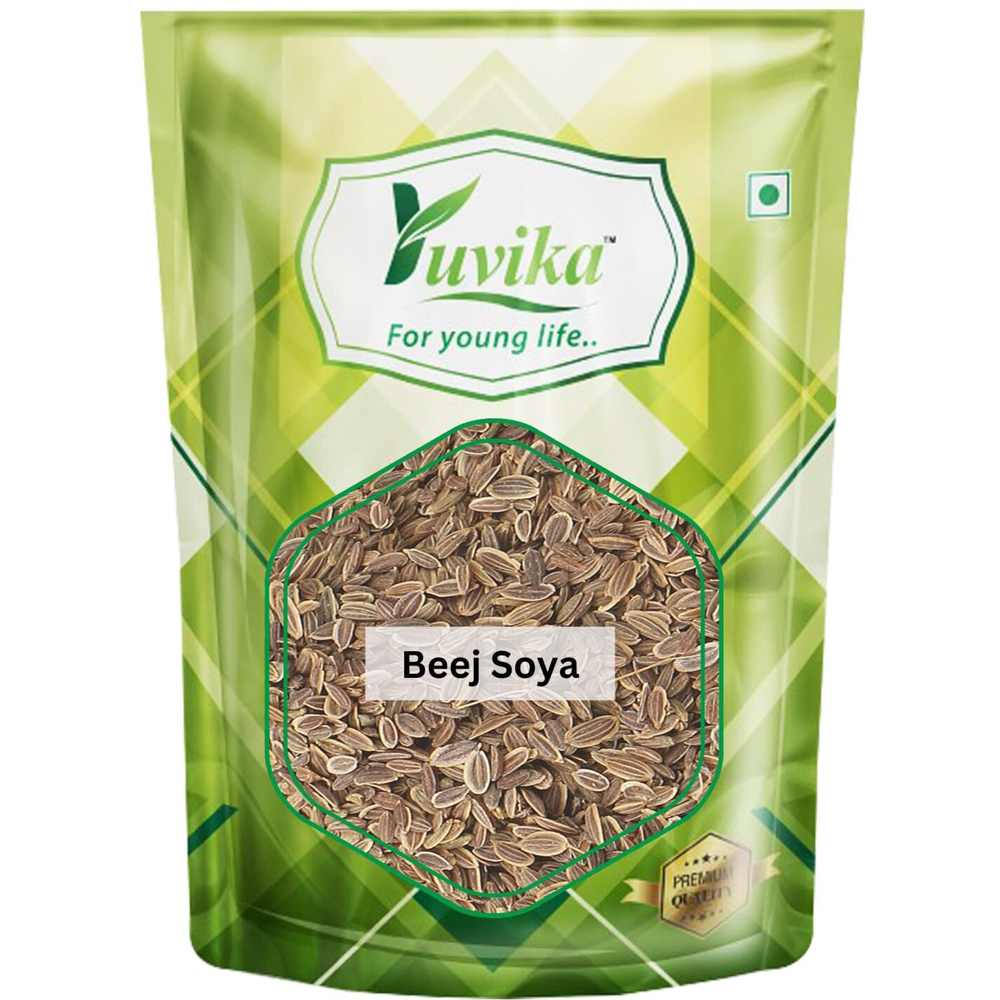 Yuvika Beej Soya - Soya Seeds - Dil Seeds - Shatapushpa - Anthem Graveolens (400 Grams)