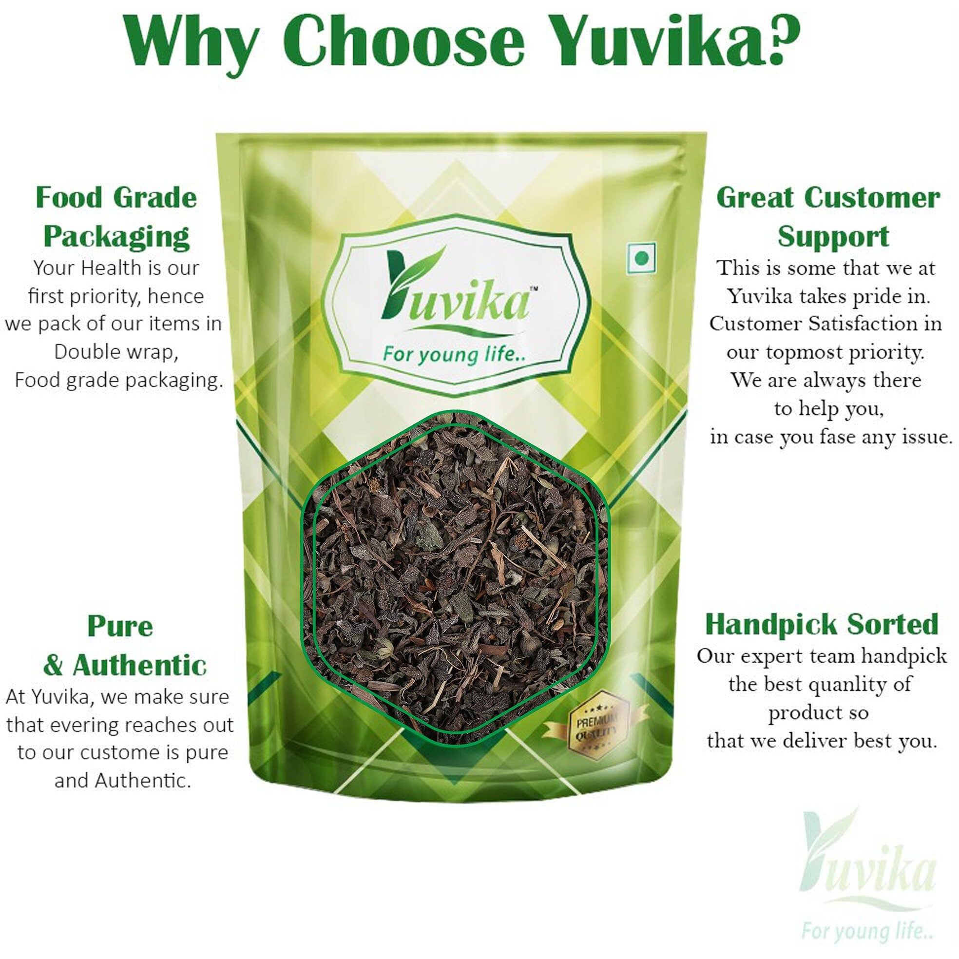 Yuvika Bhringraj Leaves - Bhangra - Eclipta Alba 200 Grams