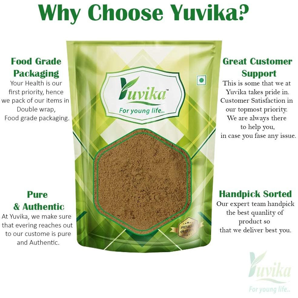 Yuvika Harad Choti Powder - Kali Harad - Black Himej - Terminalia Chebula - Myrobalan 100 Grams