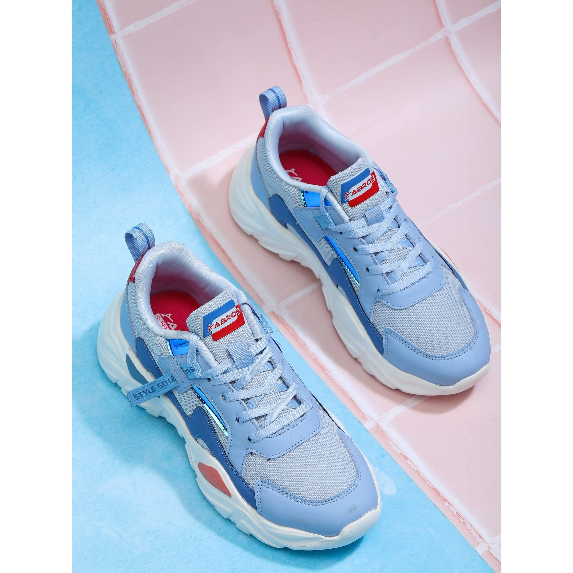 Abros Women's Serena Assl0141 Shoe's -Ice Blue/R.Slate -6Uk