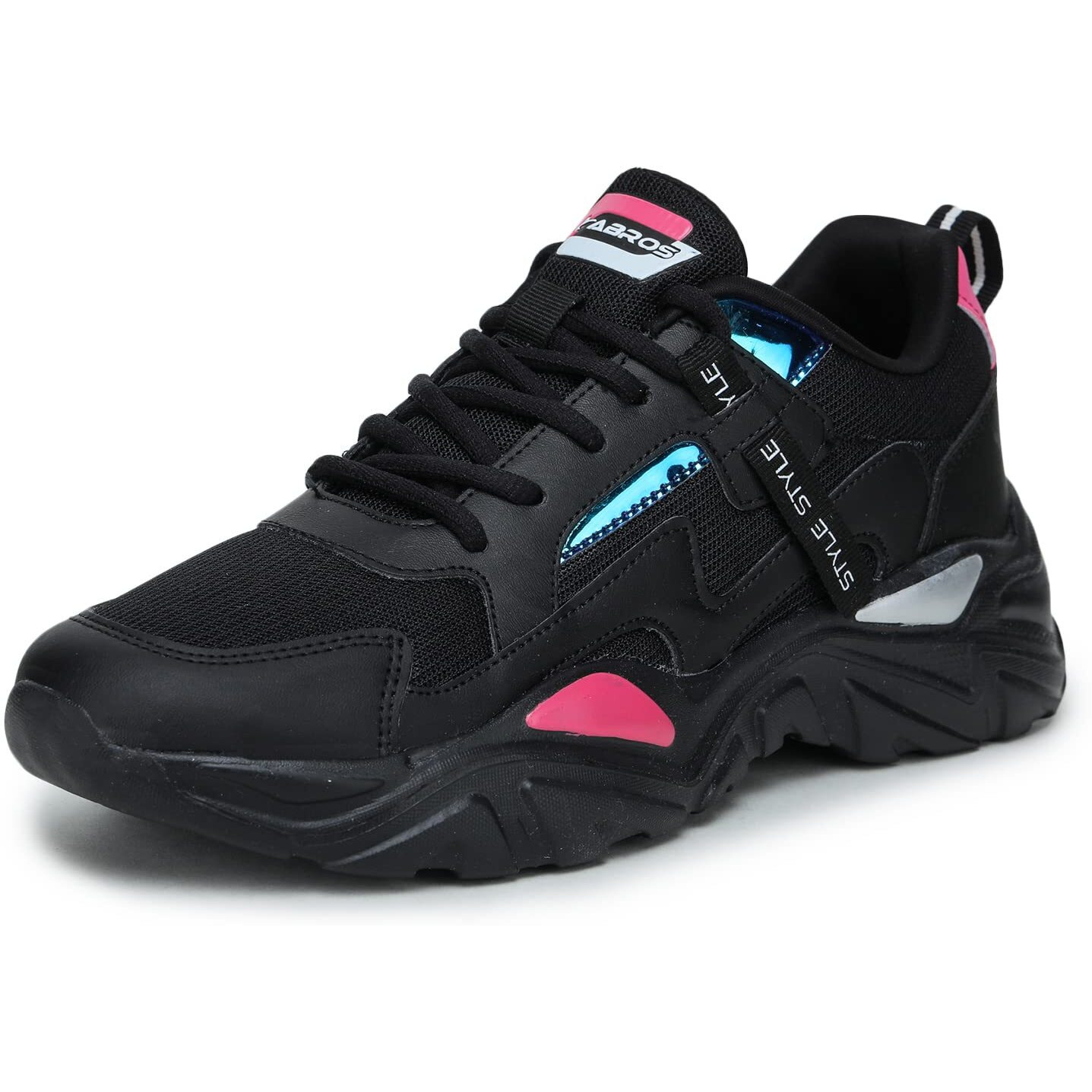 Abros Women's Serena Assl0141 Shoe's -Black/Rani -6Uk
