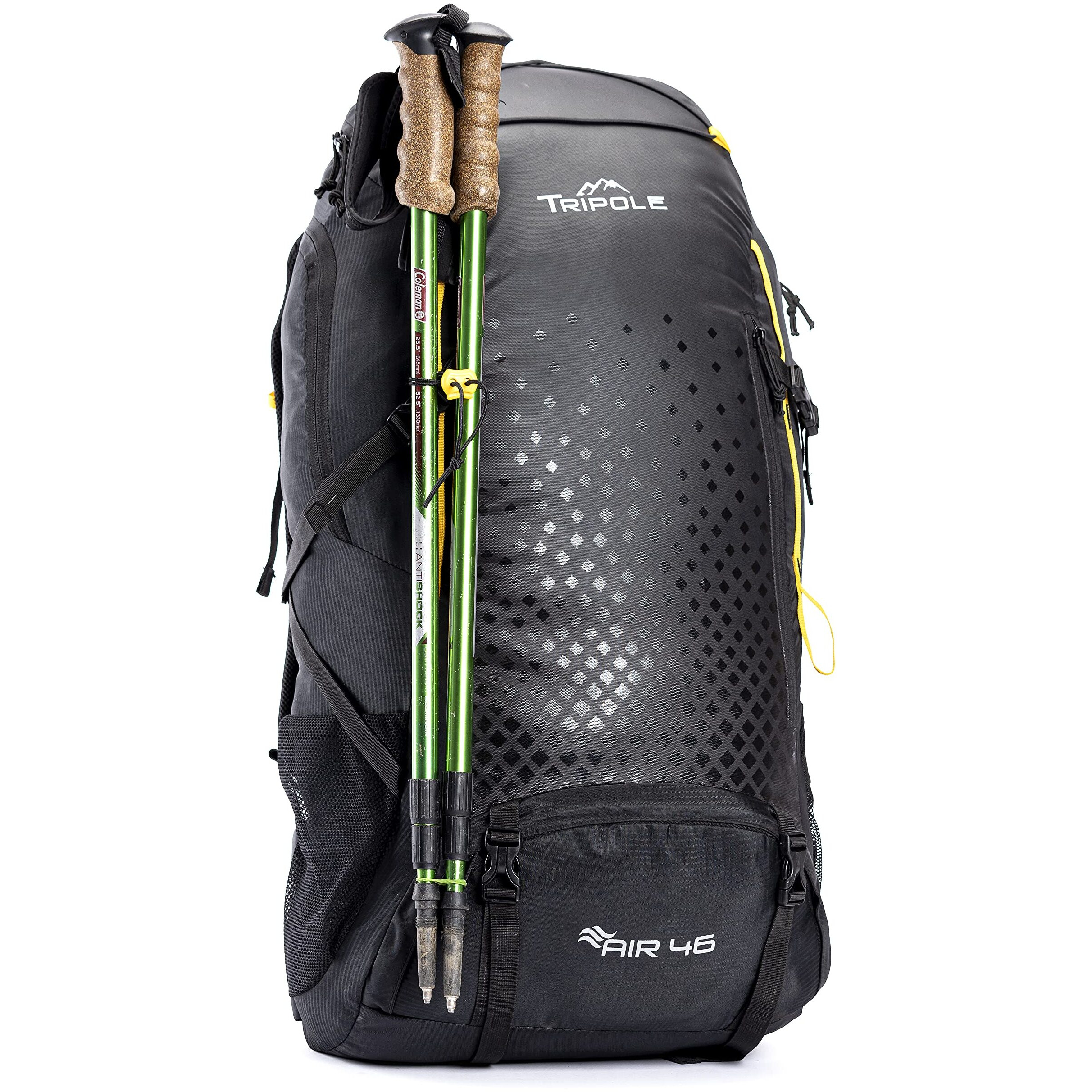Tripole Air Trekking And Travel Rucksack With Rain Cover And Laptop Sleeve | 3 Year Warranty