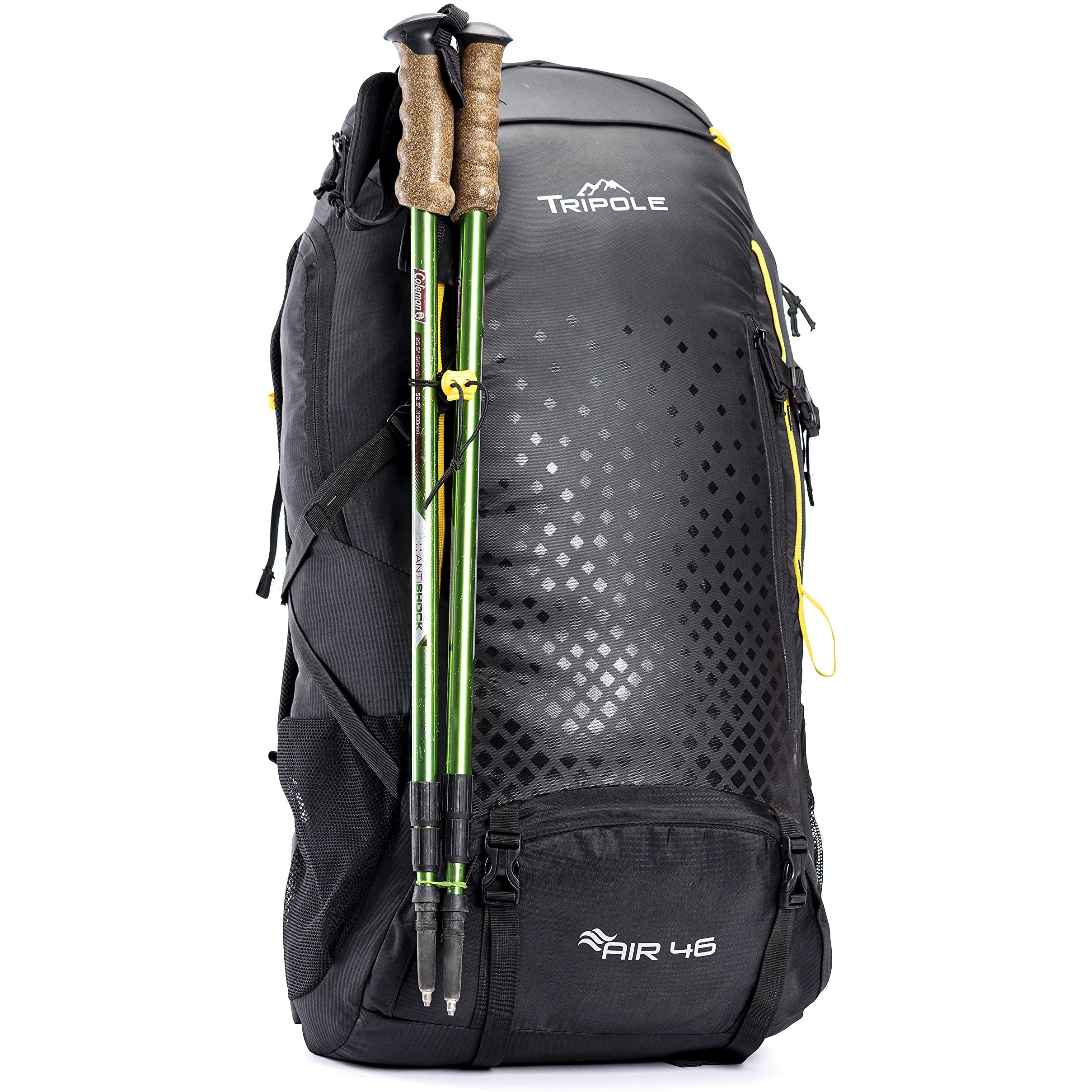 Tripole Air Trekking And Travel Rucksack With Rain Cover And Laptop Sleeve | 3 Year Warranty