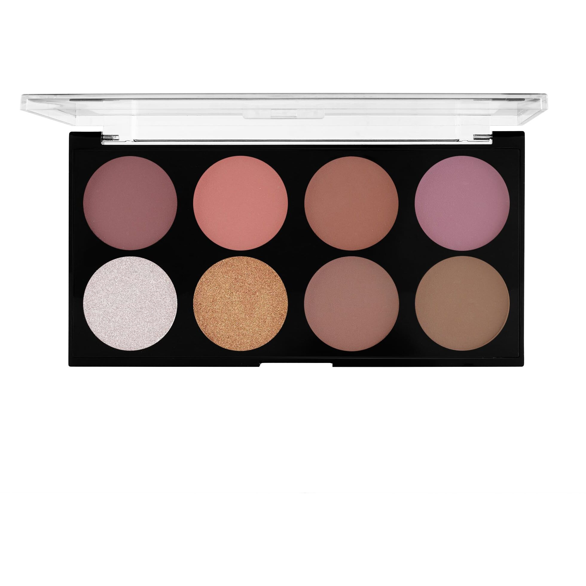 Mars Fantasy Face Palette For Makeup With Blushes, Shimmer Highlighters And Bronzer| Highly Pigmented & Long Lasting | All-In-1 Face Makeup Kit (20G) (Shade-03)