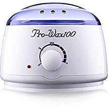 Prowax100 Hard Wax Warmer, Heater With Hair Removal Wax Beans(100 Grams) And Wooden Chips For Hard, Strip And Paraffin Waxing Kit For Women - Color May Vary, 1 Set