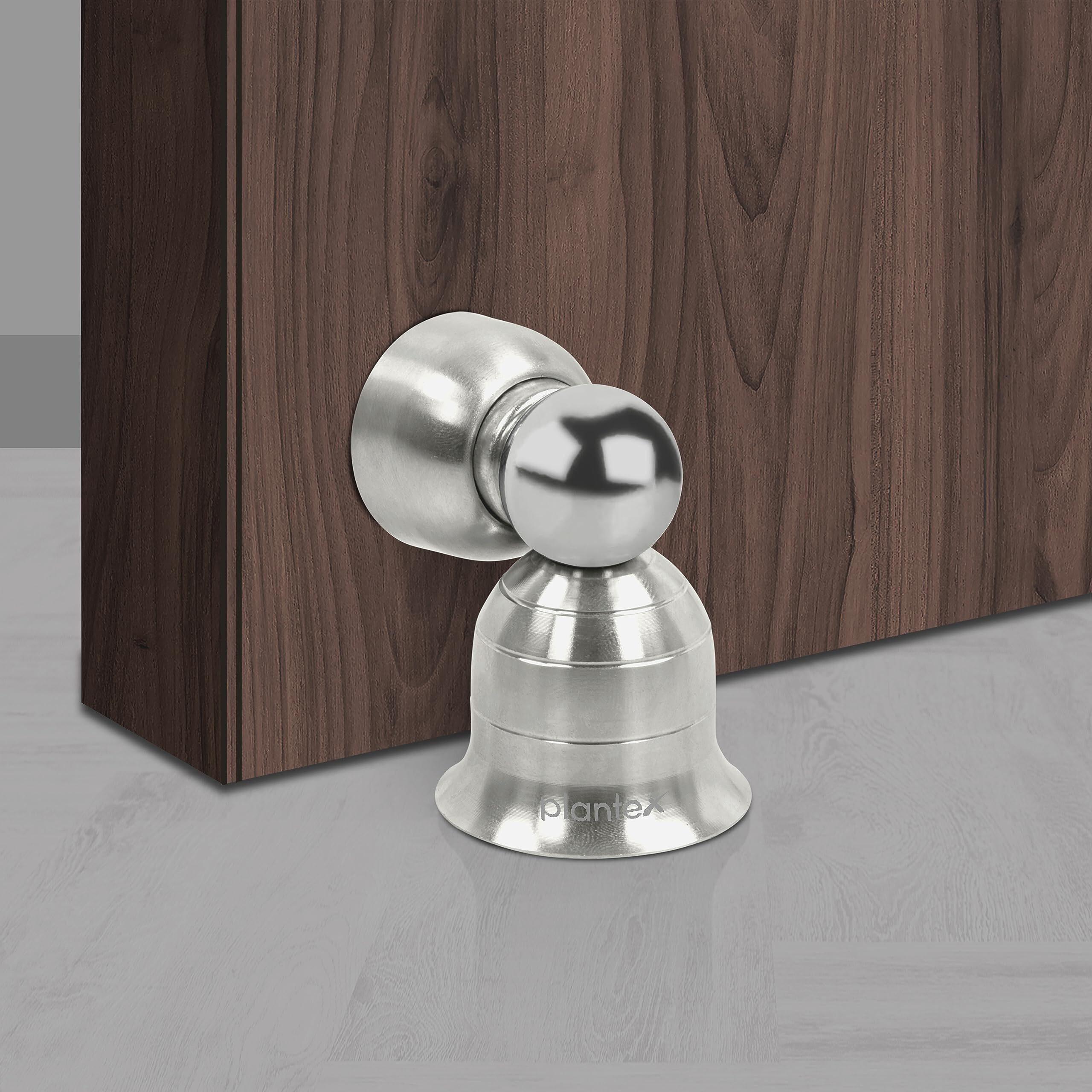 Plantex Door Stopper For Home/Magnet Door Stopper/Door Holder For Main Door/Magnetic Door Stopper For Home - 3 Inch (Matt Finish)