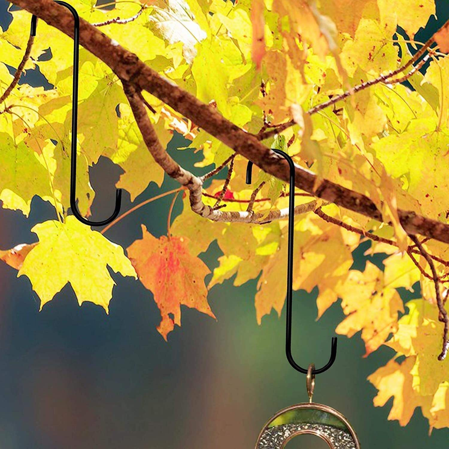 Plantex Heavy Duty 10 Inch Multipurpose S Hook/Extention Hook For Hanging Plant/Tree Branch/Bird Feeder/Pots And Pans Closet Garden Pergola Indoor/Outdoor  (Pack Of 15)