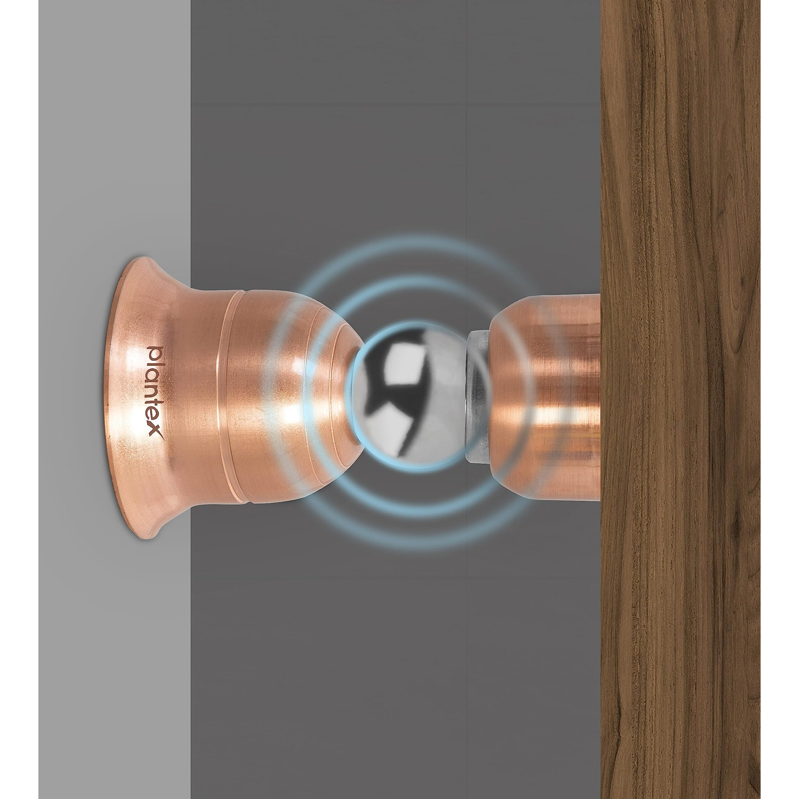 Plantex Magnetic Door Stopper For Home/Door Stopper Magnet/Gate Stopper For Main Door/Door Stopper For Home Magnetic (Rose Gold Finish)