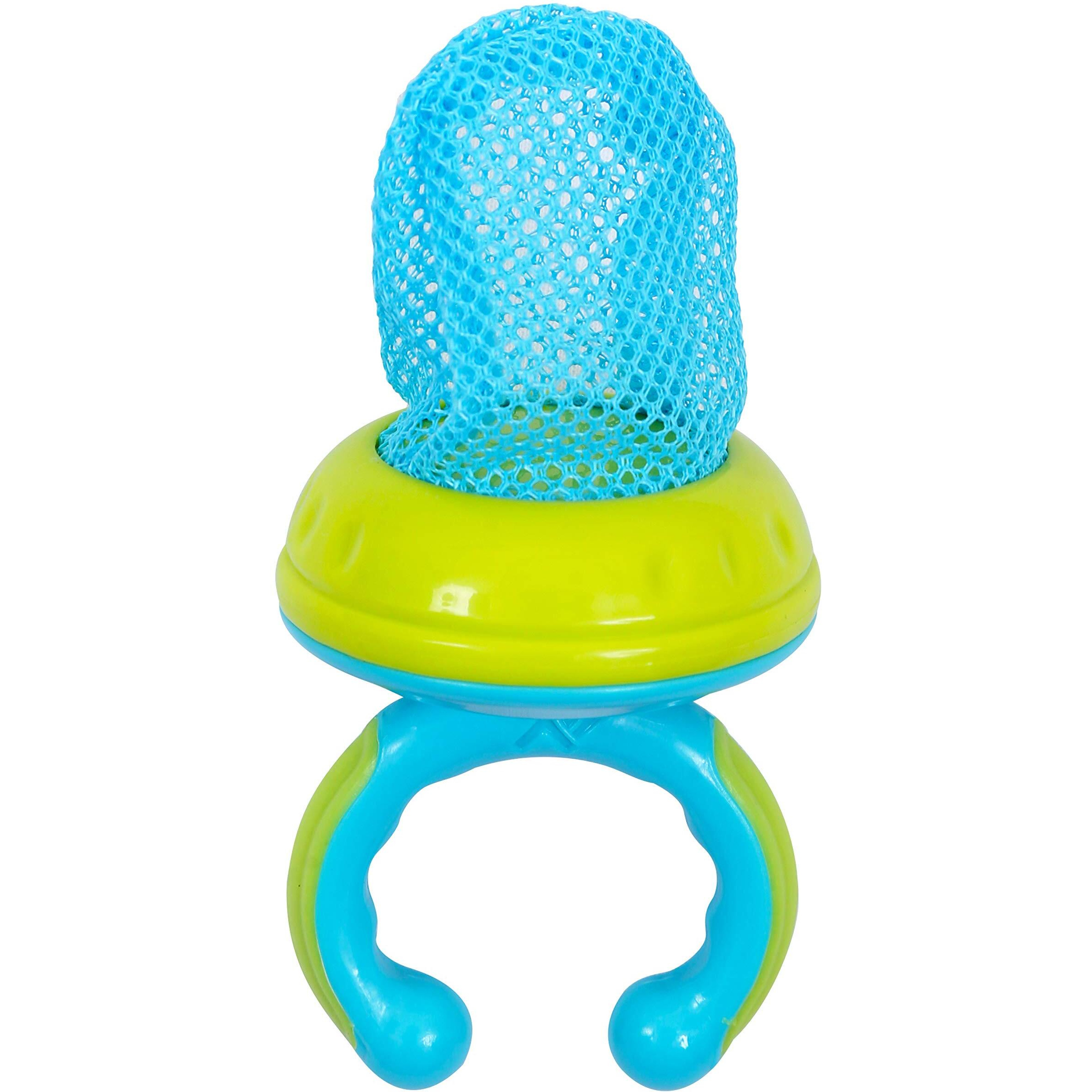 1St Step Bpa Free Fruit And Food Nibbler And Feeder With 2 Mesh (Blue)