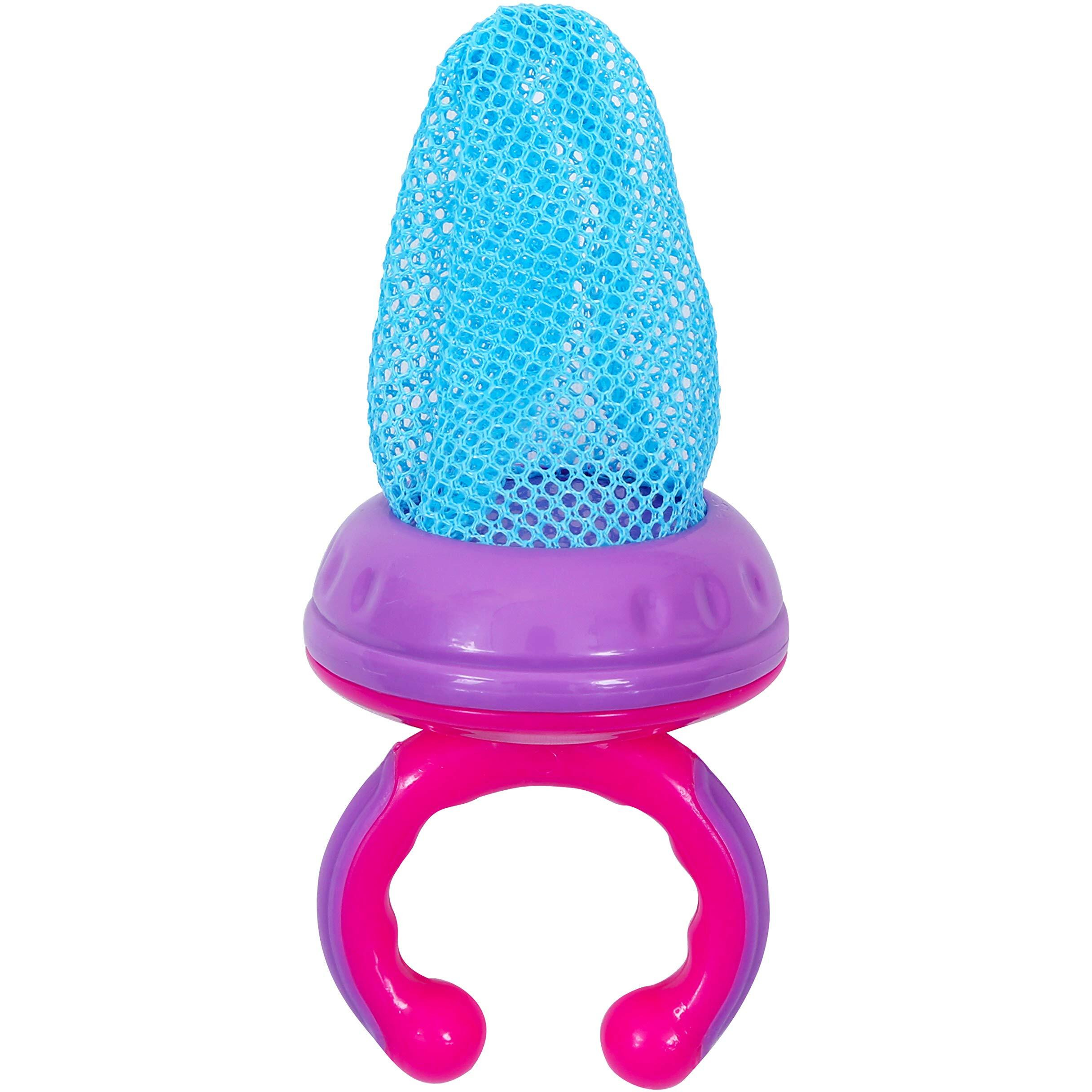 1St Step Bpa Free Fruit And Food Nibbler And Feeder With 2 Mesh (Pink)