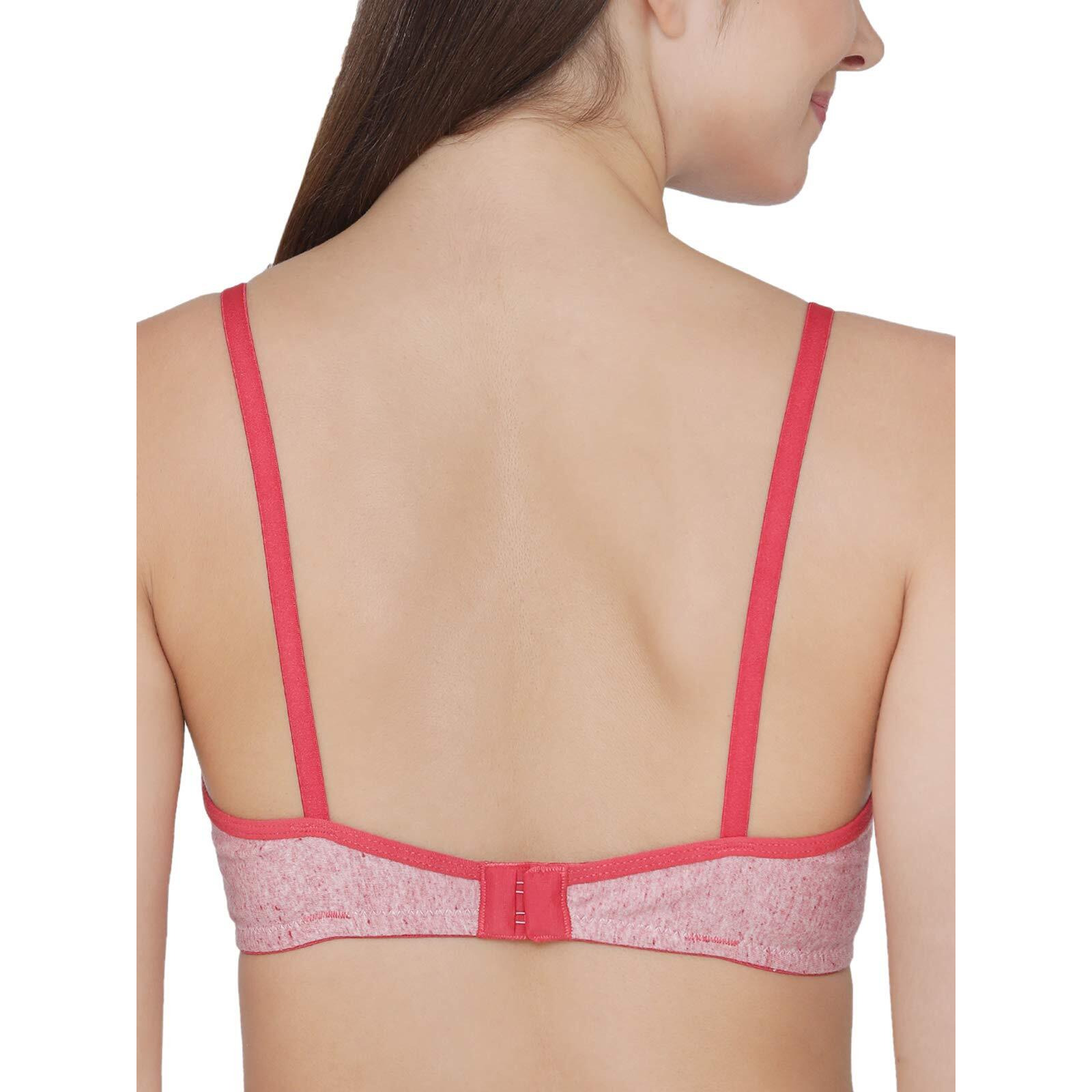Clovia Women's Cotton Non-Padded Non-Wired Full Cup Bra (Br1780P14_Pink_32C)