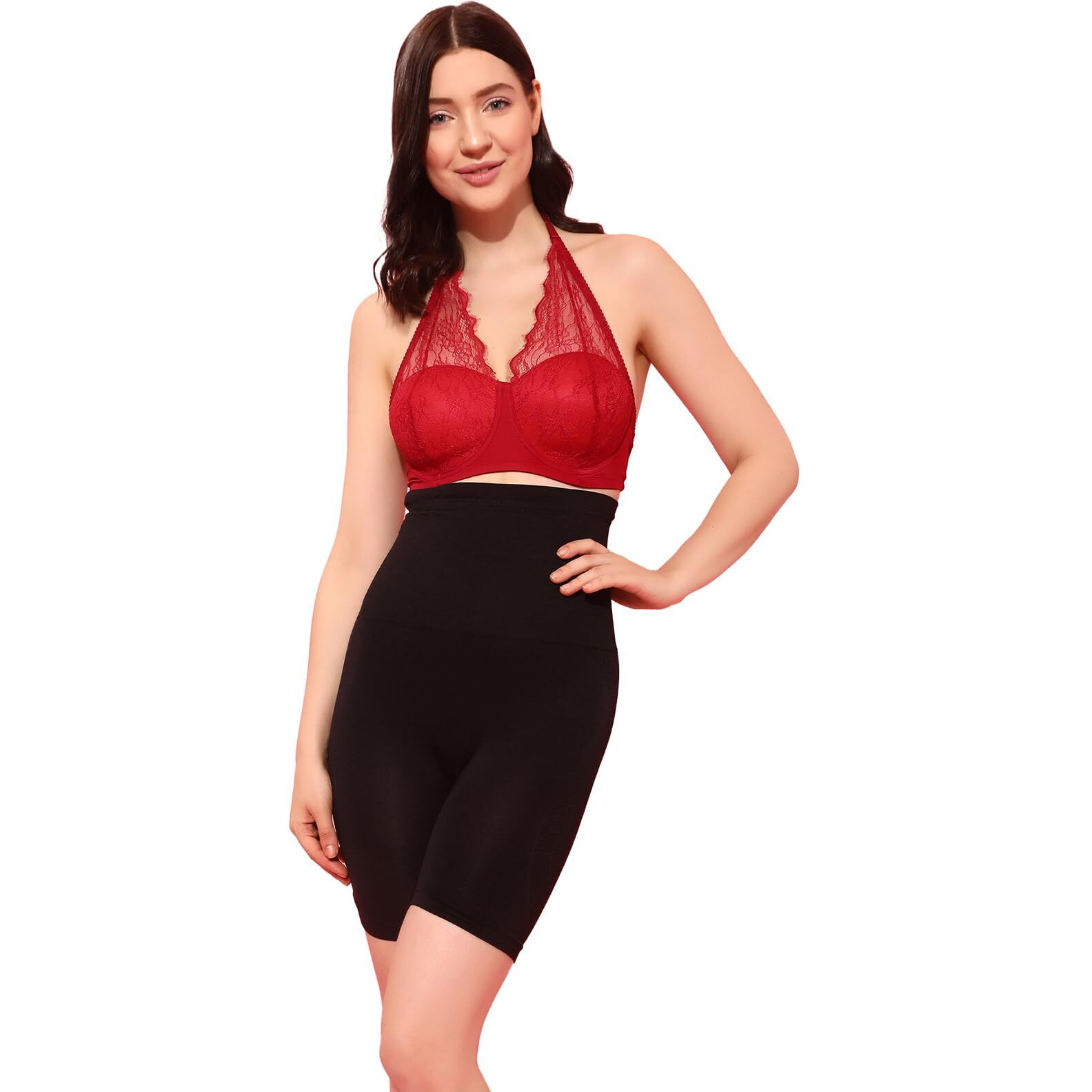Clovia Women's Other Shapewear (Sw0007J13-Medium_Black_M)